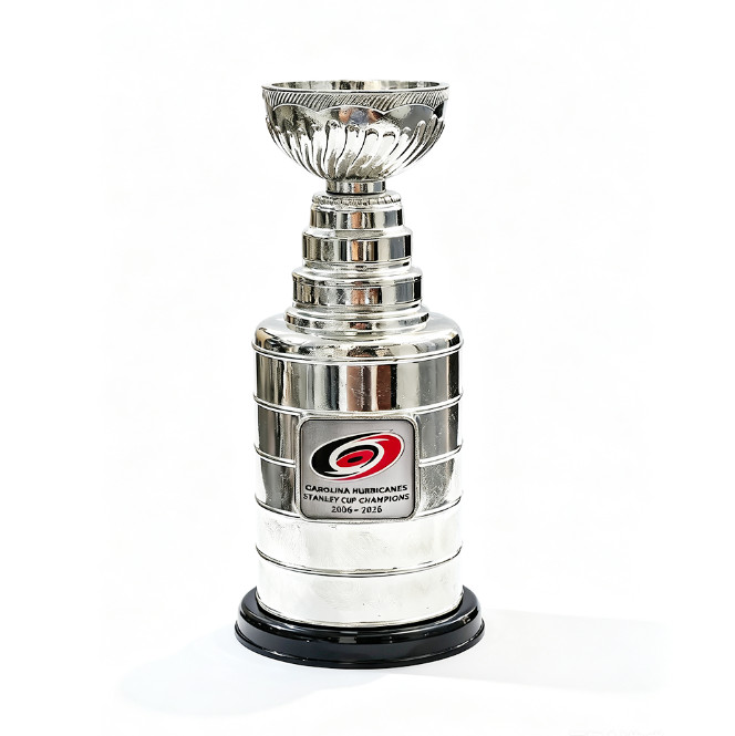 2PCS Carolina Hurricanes 2026 Stanley Cup Championship Ring &Trophy Set W Box