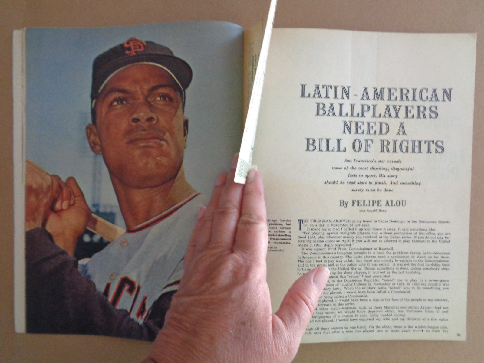 SPORT magazine 1963 WHITEY FORD-Green Bay Star-LATIN AMERICAN Players-NELLIE FOX