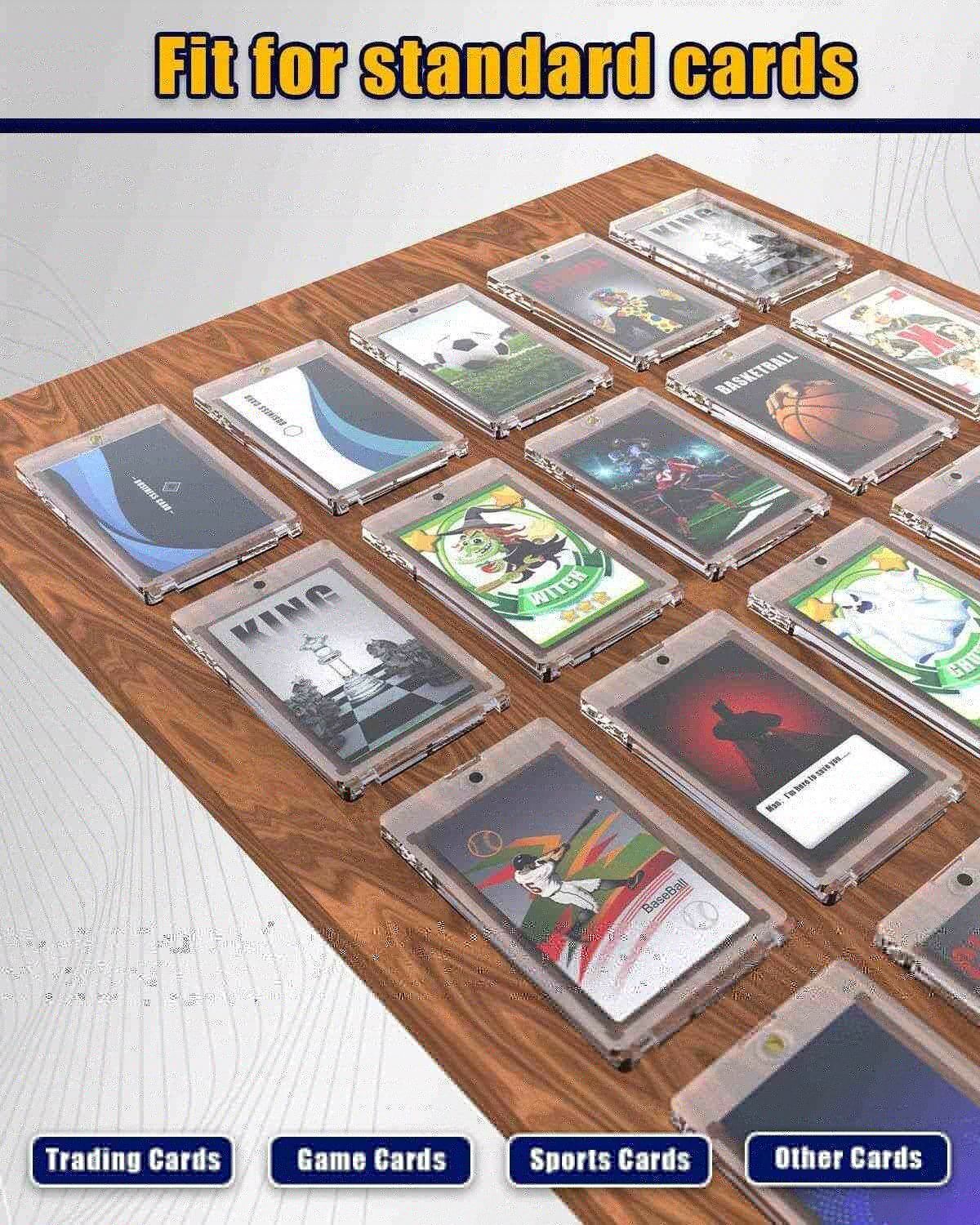 5/10/30 pcs Magnetic Card Holder for Trading Cards Protector Case Hard Baseball