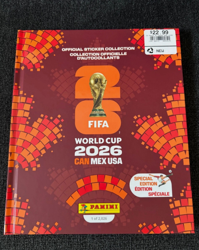 NEW 2026 Panini FIFA World Cup Hard Cover Album Canadian Edition