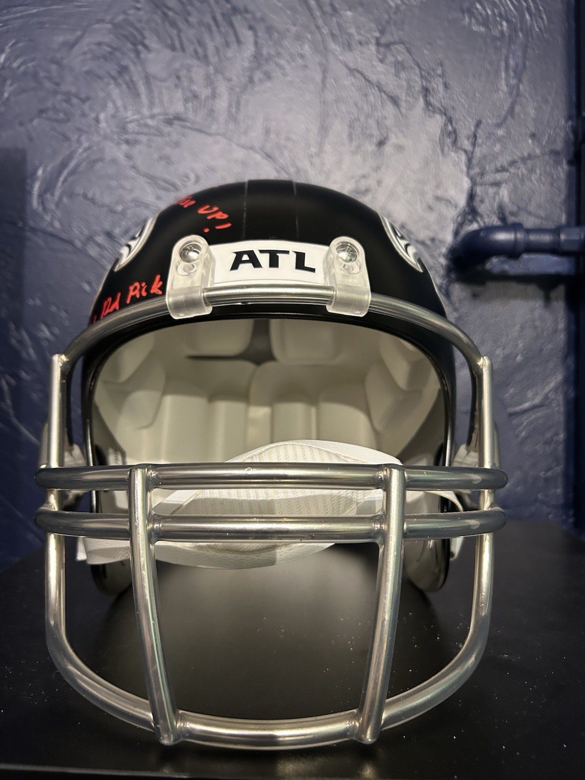Jalon Walker Autographed Helmet INSCRIBED!!!! Atlanta Falcons