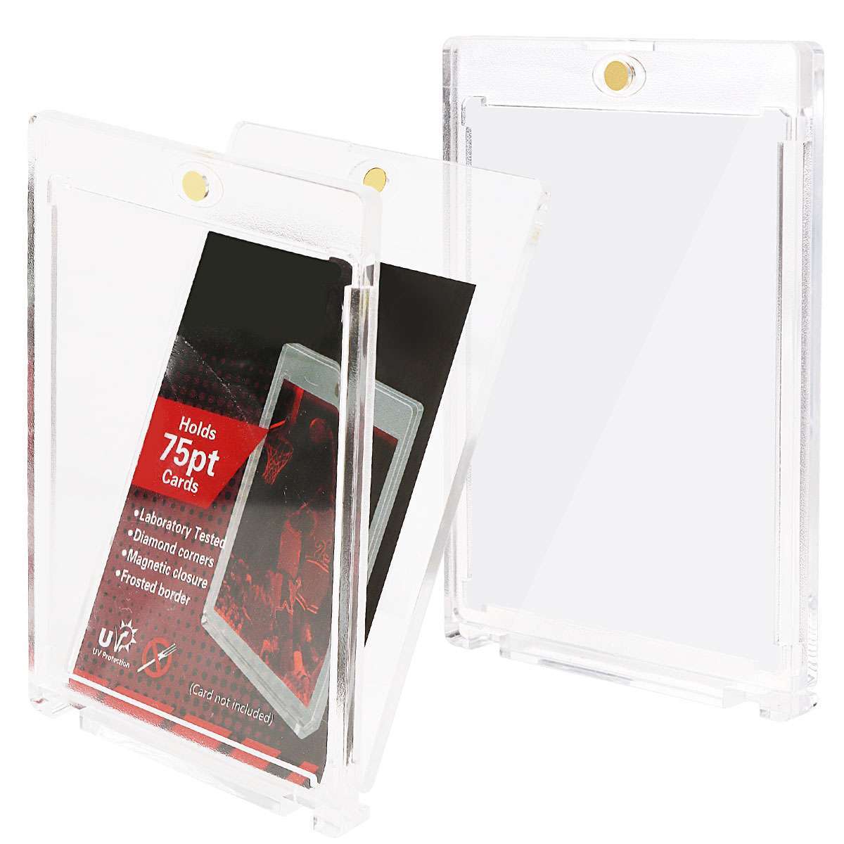 1~30PCS Magnetic Trading Sport Card Holders 75PT UV Protection Card Holder Case