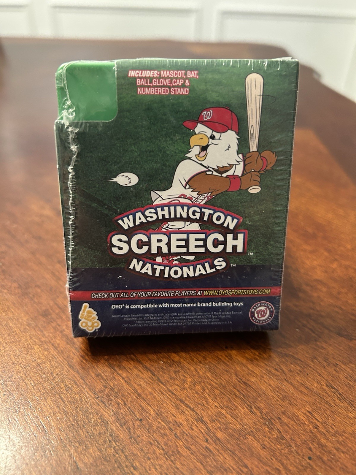 MLB Mascots Washington Nationals Screech Action Figure 1st Series Sealed