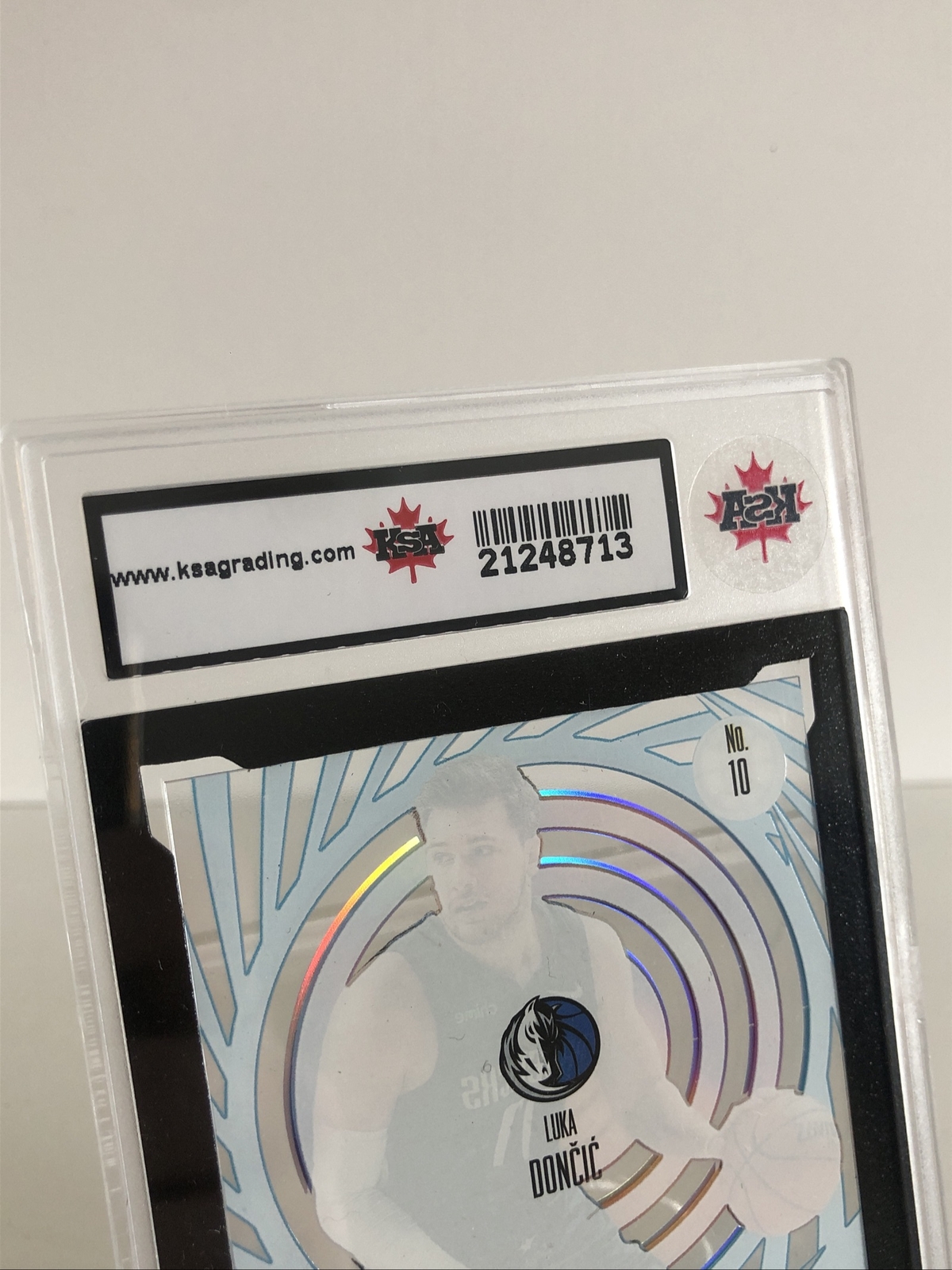 Luka Doncic 2019-2020 Illusions Mystique Blue Acetate SP KSA 9 Transparent Rare