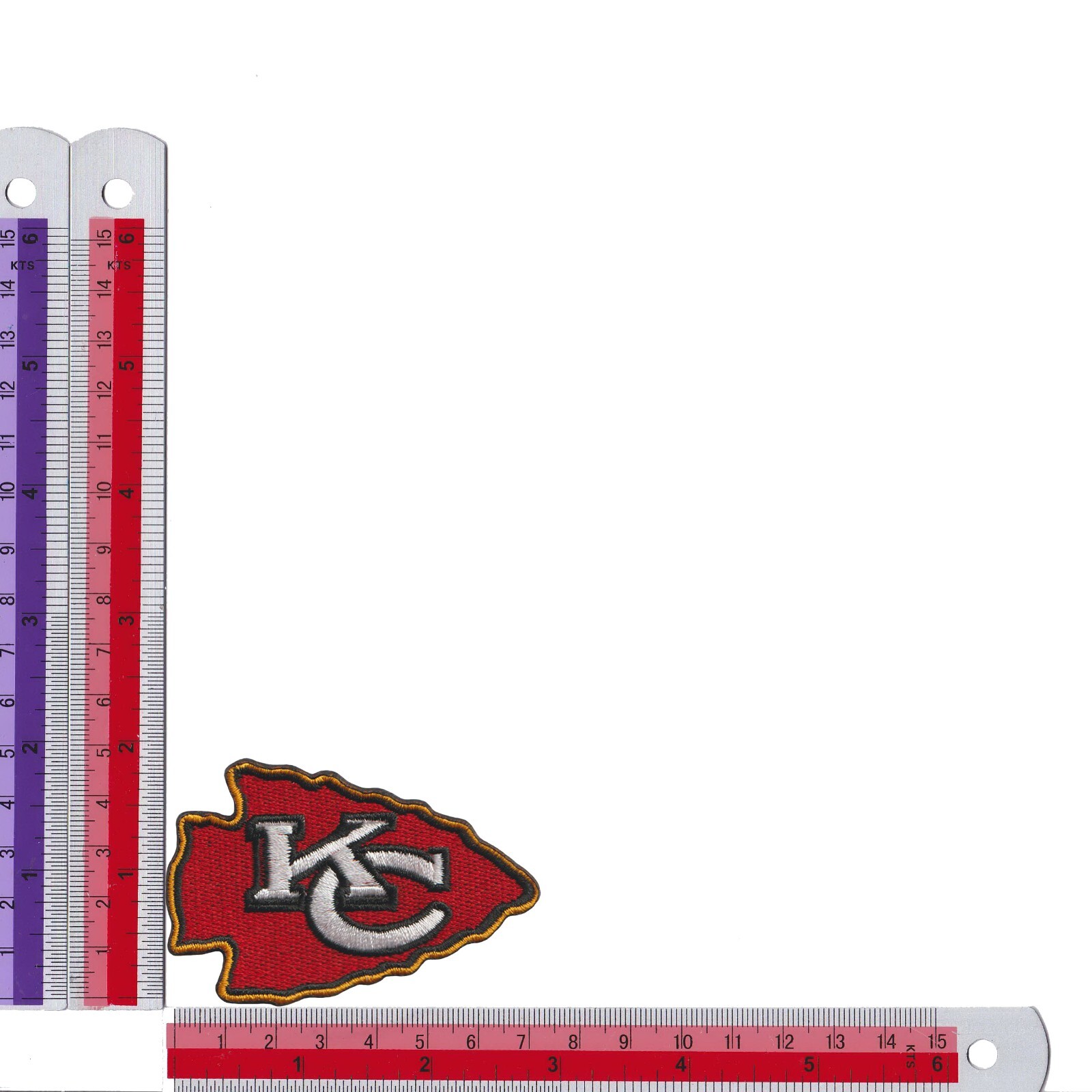 Wholesale Kansas City Chiefs Nation Size 2.8″x1.8″ Sew Embroidered Iron On Patch