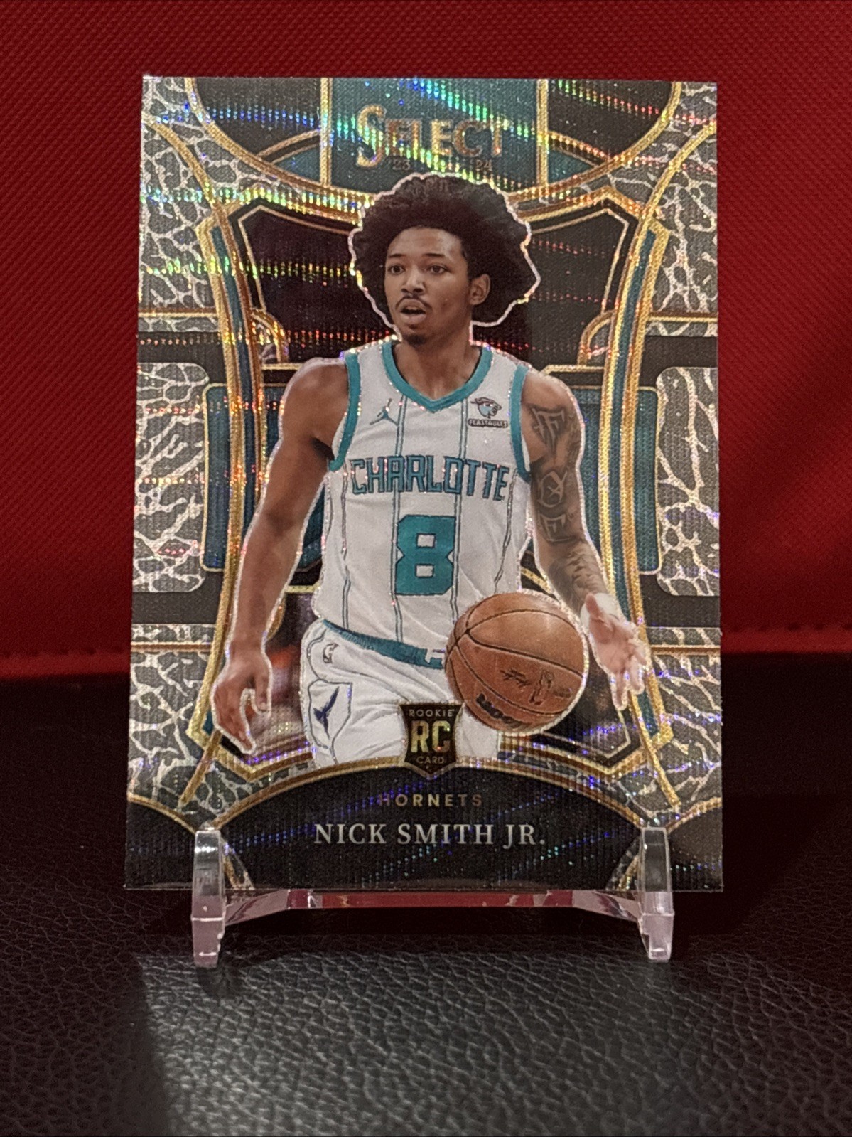 2023-24 Panini Select – Mezzanine Level Nick Smith Jr. #310 Elephant Prizm (RC)
