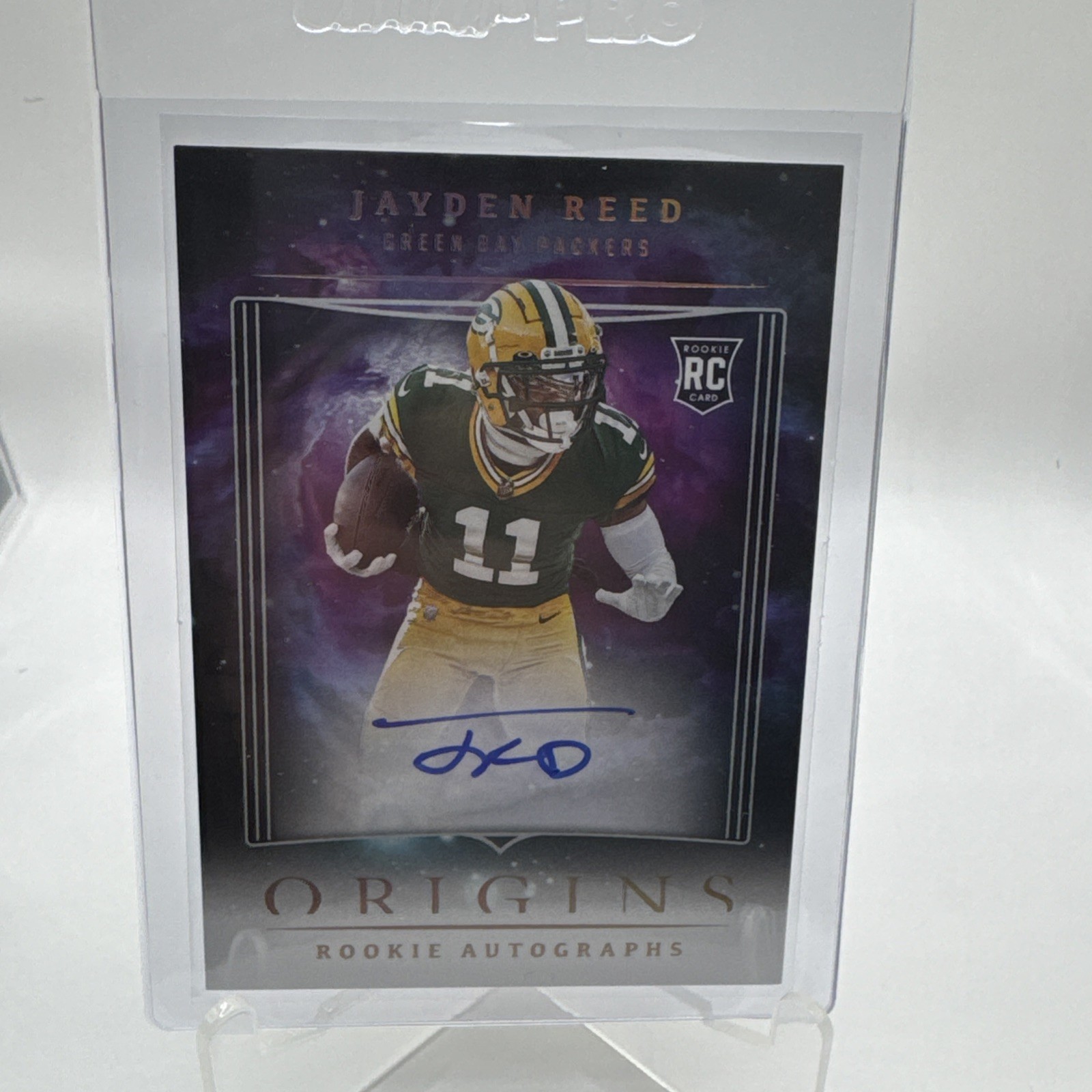 2023 Panini Origins Jayden Reed Rookie Auto #RAJRE – Packers