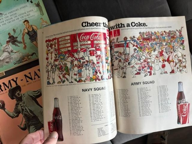 Vtg 1950’s/60’s/70’s-era ARMY vs. NAVY College NCAA Game Program Lot (12)