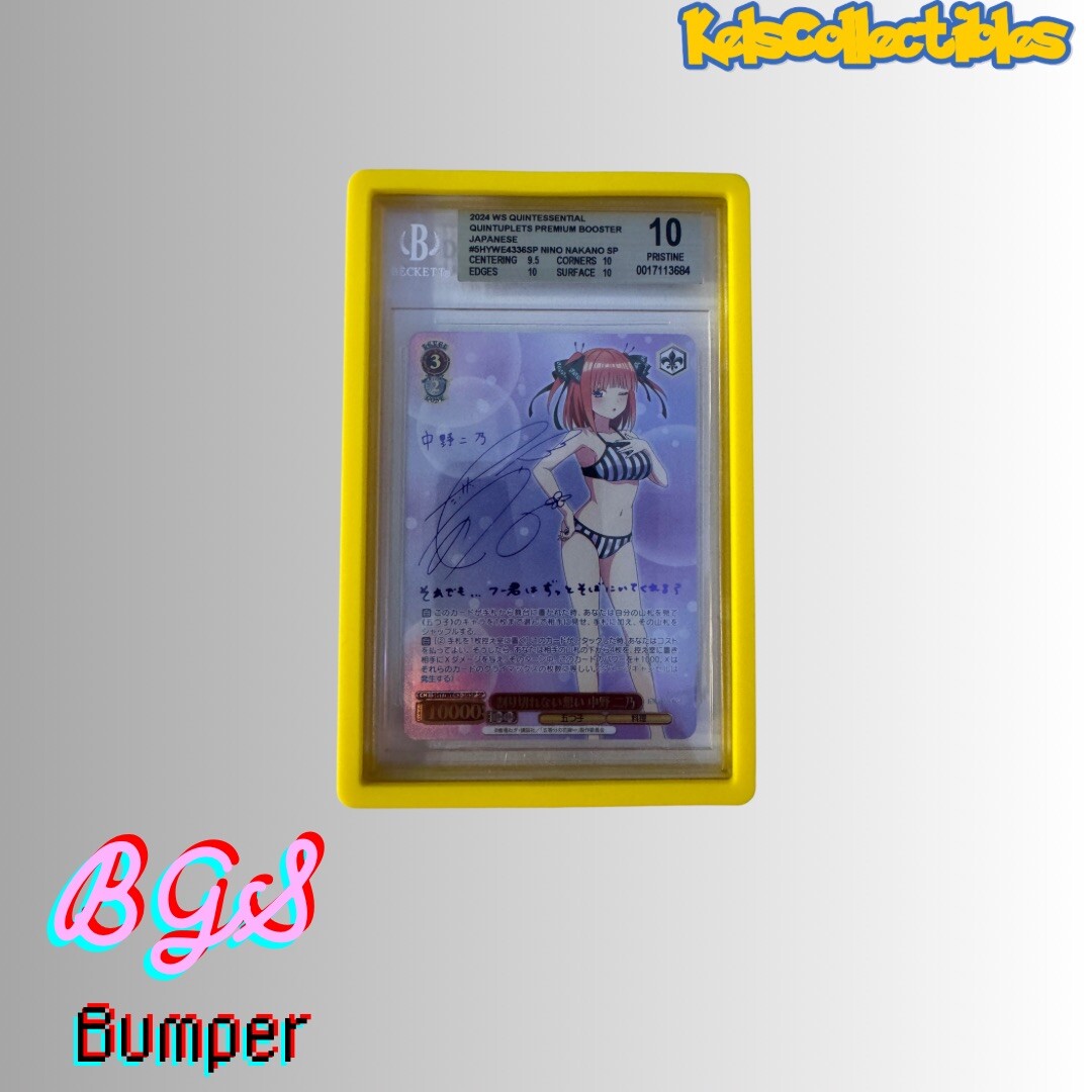 BGS Bumper Guard Protector for Graded Card Slab 5 Colors Protect Your Slabs
