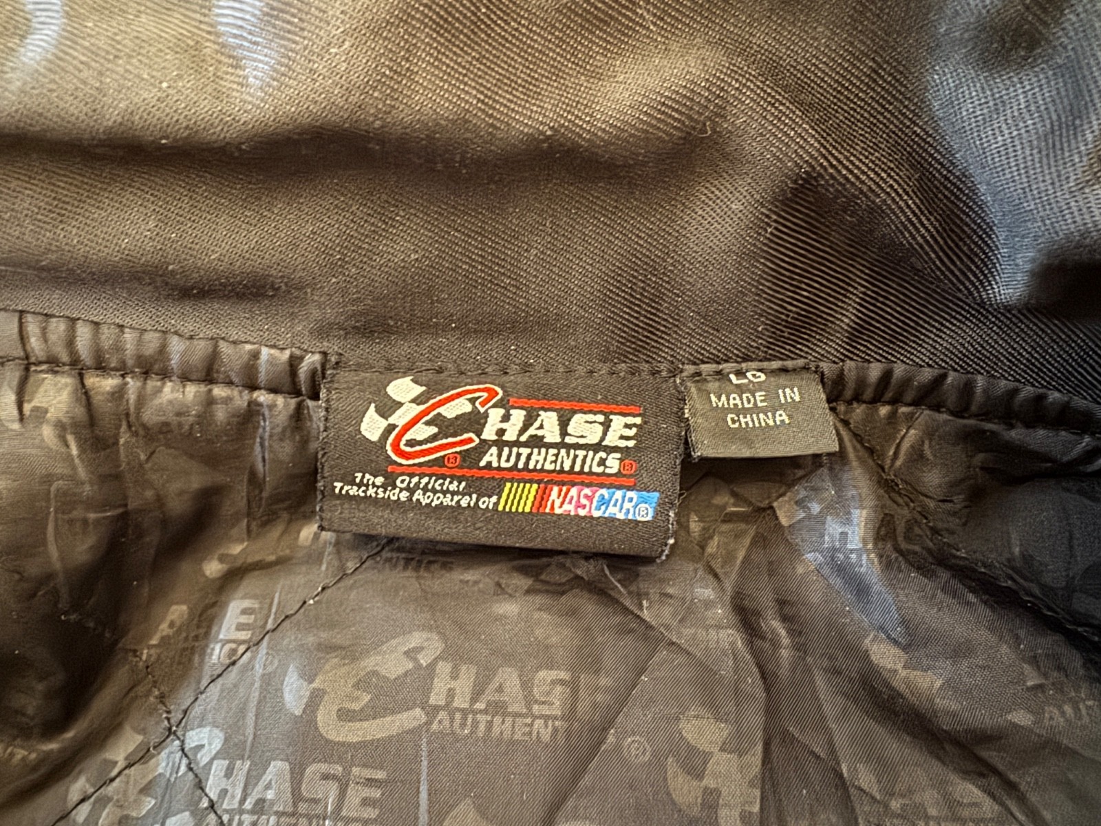 Denny Hamlin Chase Authentic Coat FedEx, used good condition, size Large