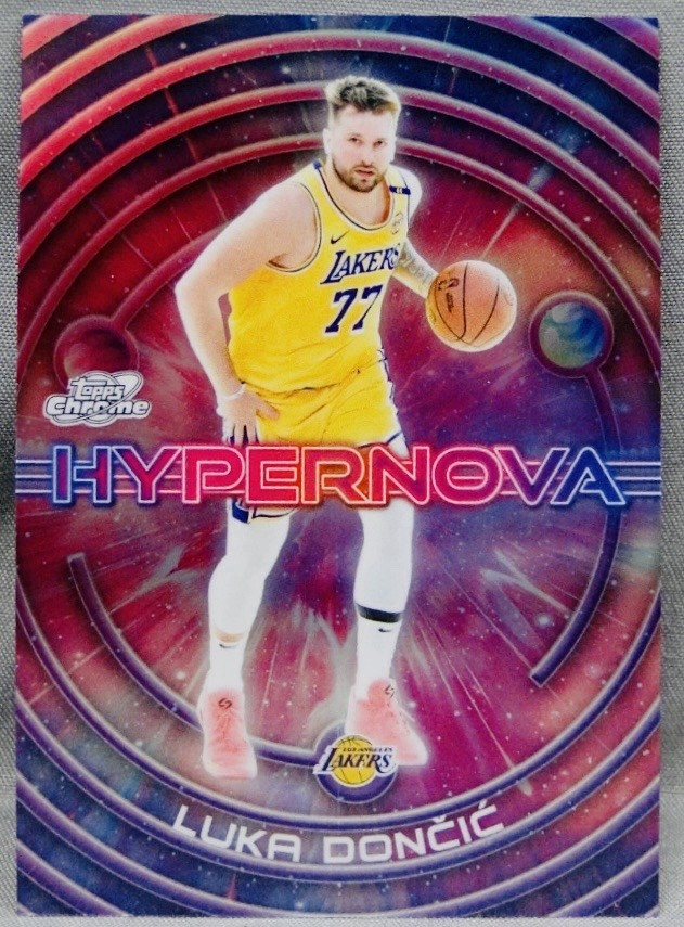 2025-26 Topps Cosmic Chrome Luka Doncic Hypernova Case Hit #HN-8 Lakers