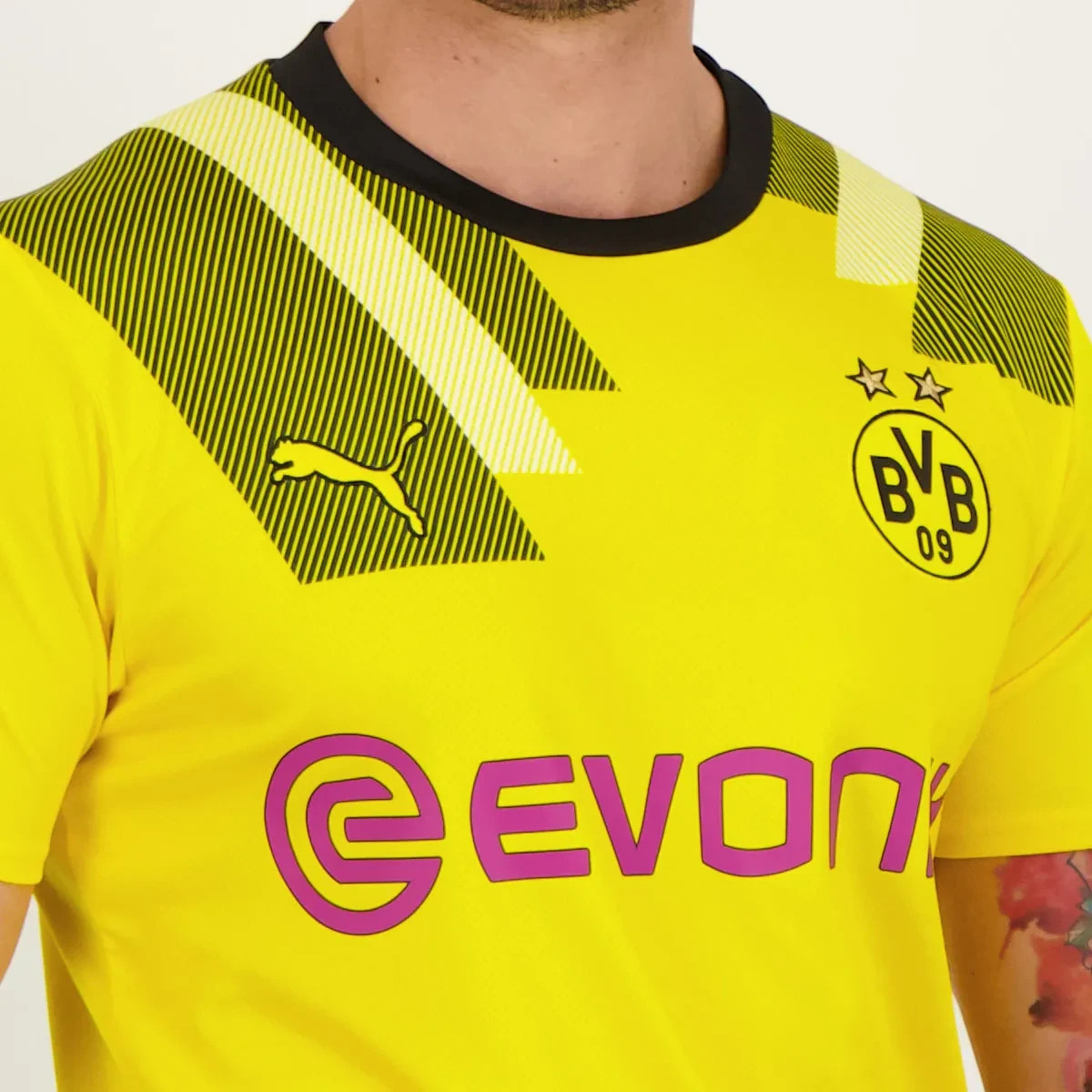 ORIGINAL BVD Borussia Dortmund 22/23 Home Jersey by PUMA – DRYCELL, M – L