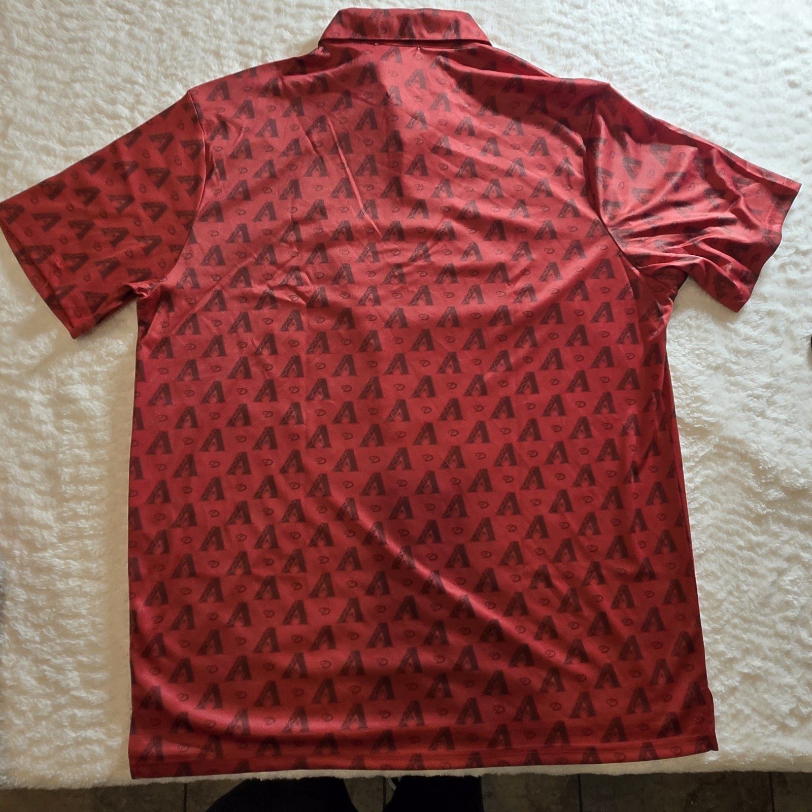 Arizona Diamondbacks Polo Shirt Budweiser Mens XL Red MLB Baseball MS1