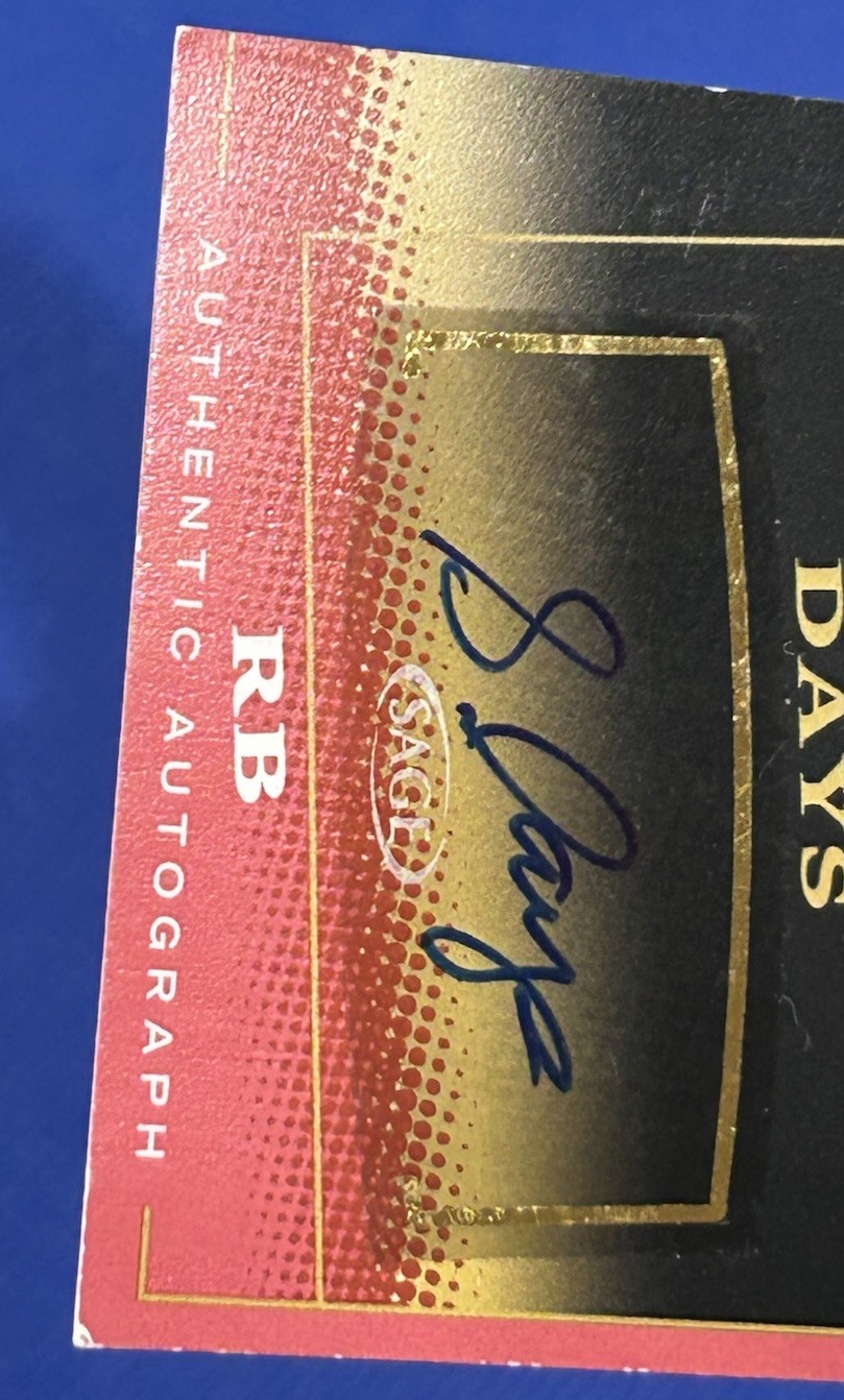 2015 Sage Hit Auto Red Synjyn Days #A30 Rookie Autograph RC UU