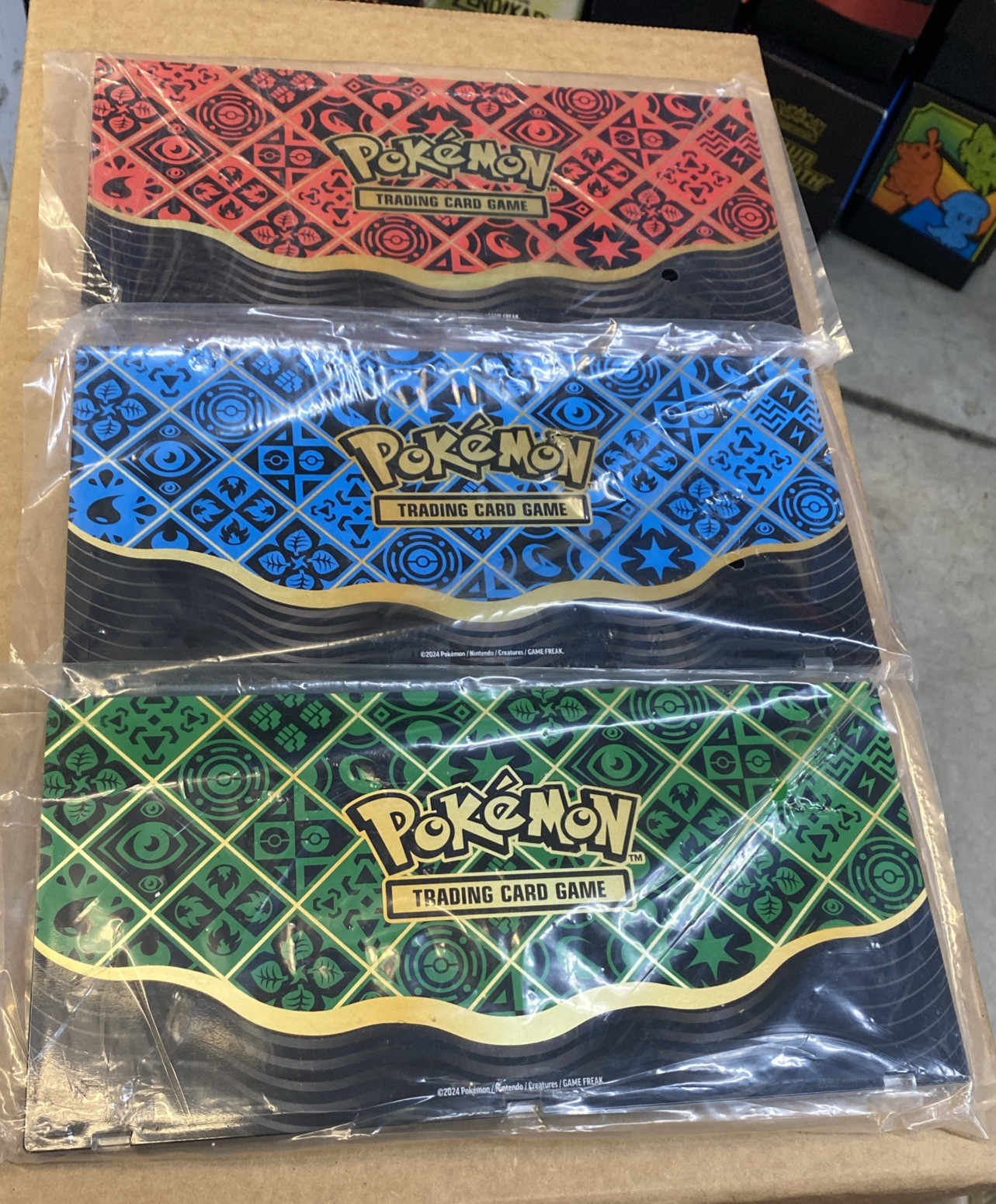 Pokémon Magnetic 3 Card One Touch Card Holder – Set Of 3 – Paldean Fates