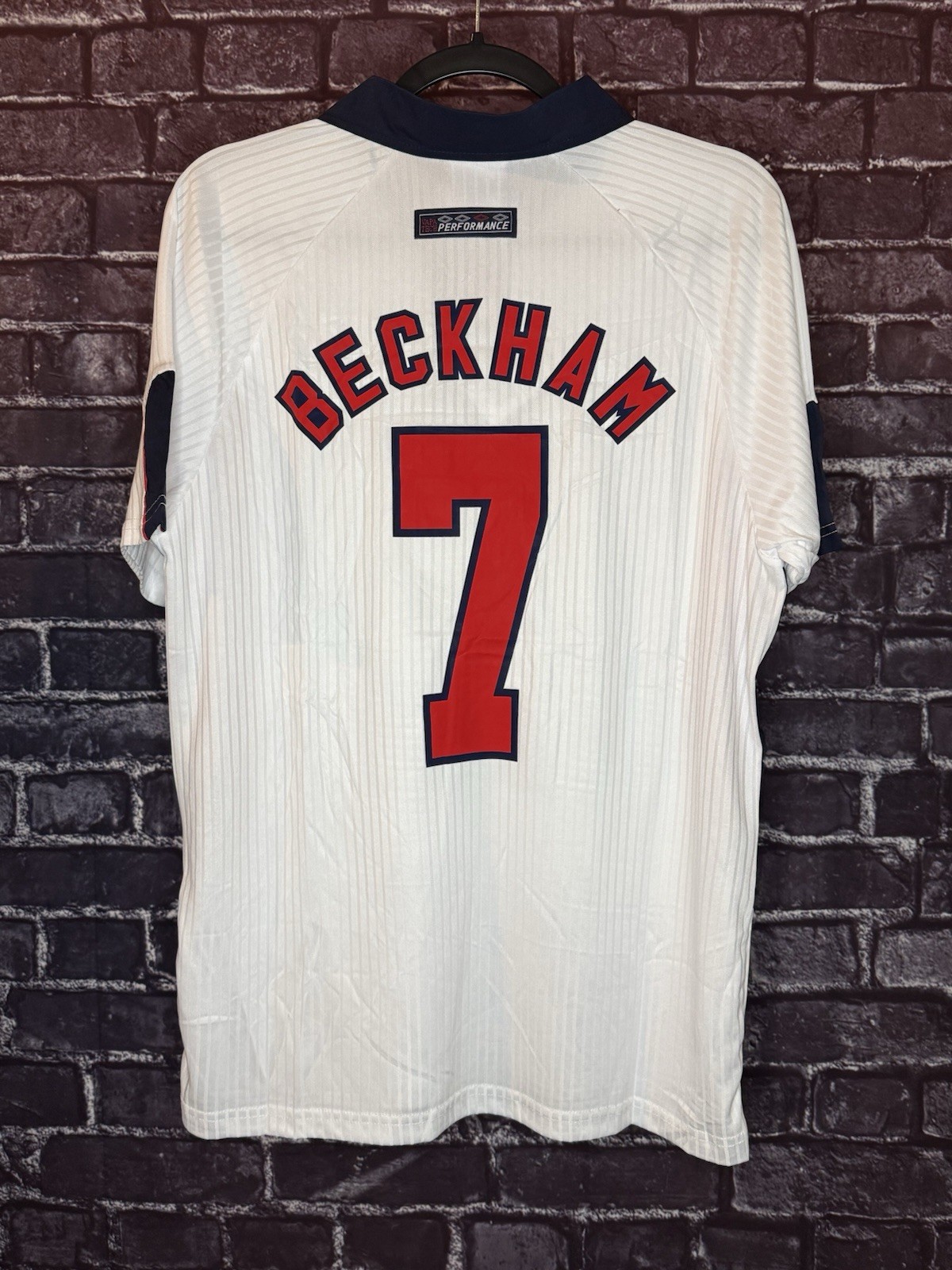 England 1998 World Cup Home – David Beckham (L)