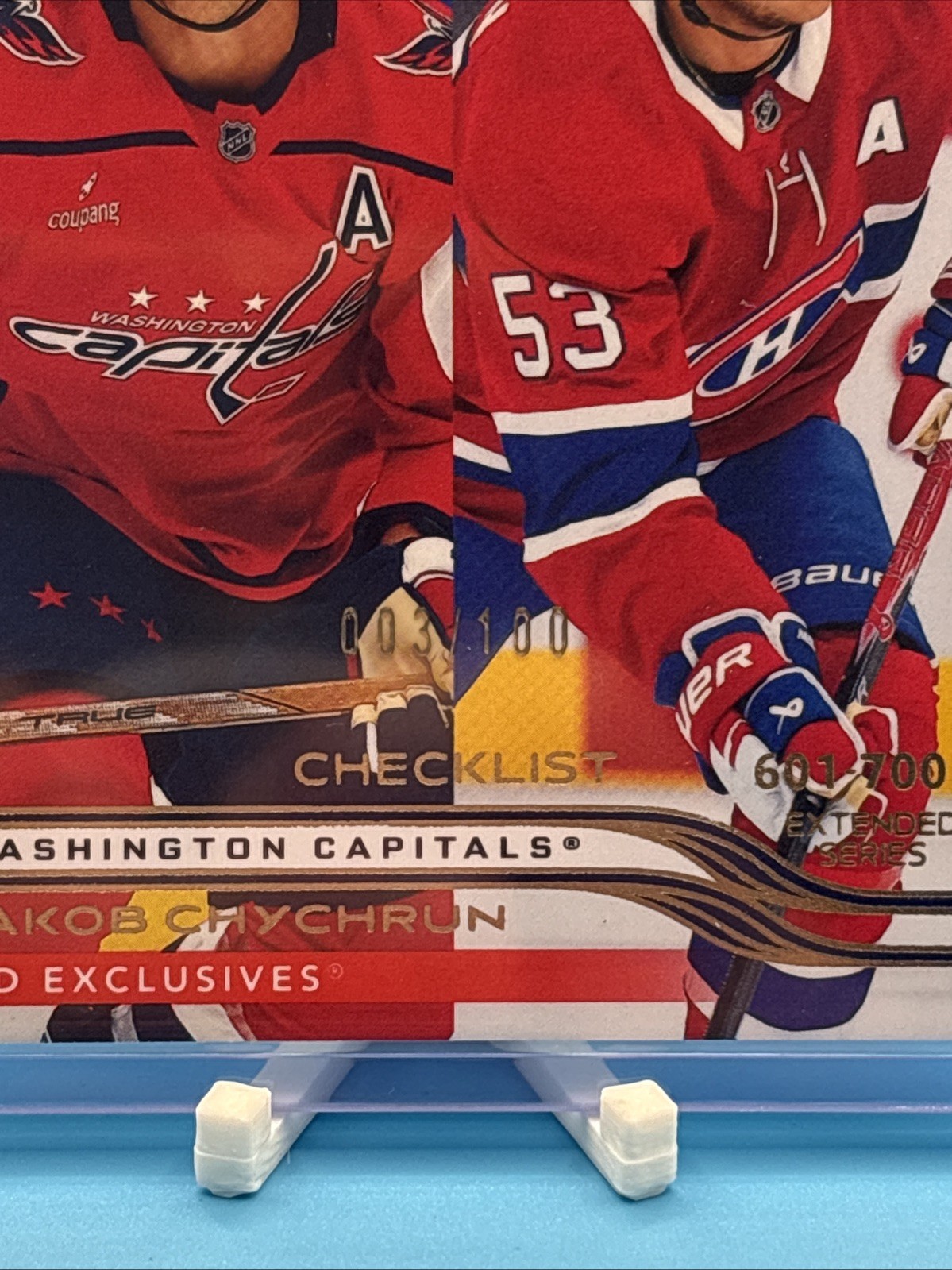 NOAH DOBSON/JAKOB CHYCHRUN 2025-26 UPPER DECK EXTENDED UD Exclusives SP /100