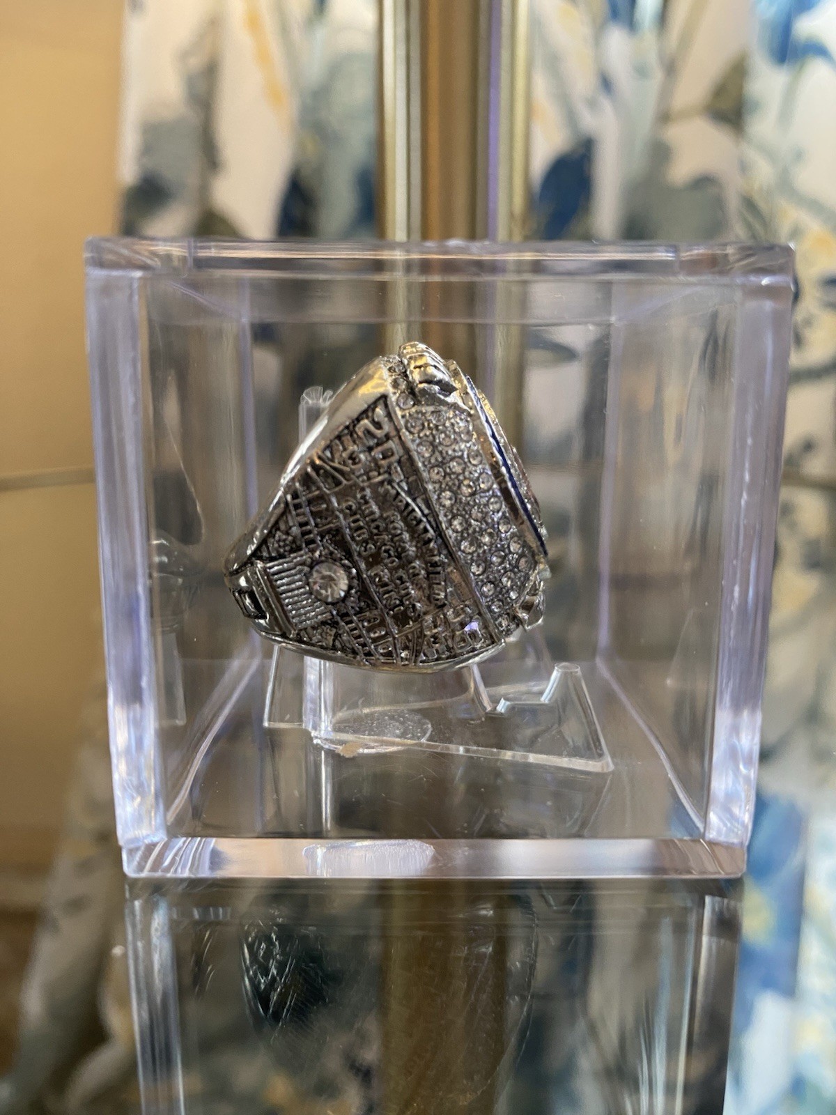 2016 Chicago Cubs World Series Championship Ring w/Showcase Cube Rizzo USA SHIP