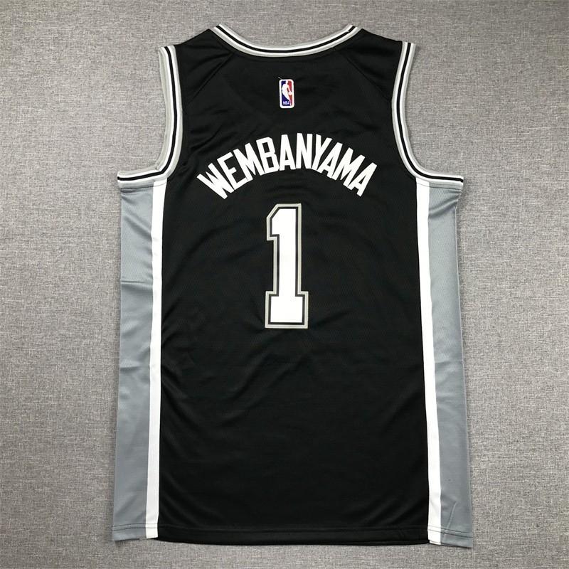 Free tax New 2026 Men’s #1 Wembanyama #5 Embroidered Jersey 9 colors SIZE S-2XL