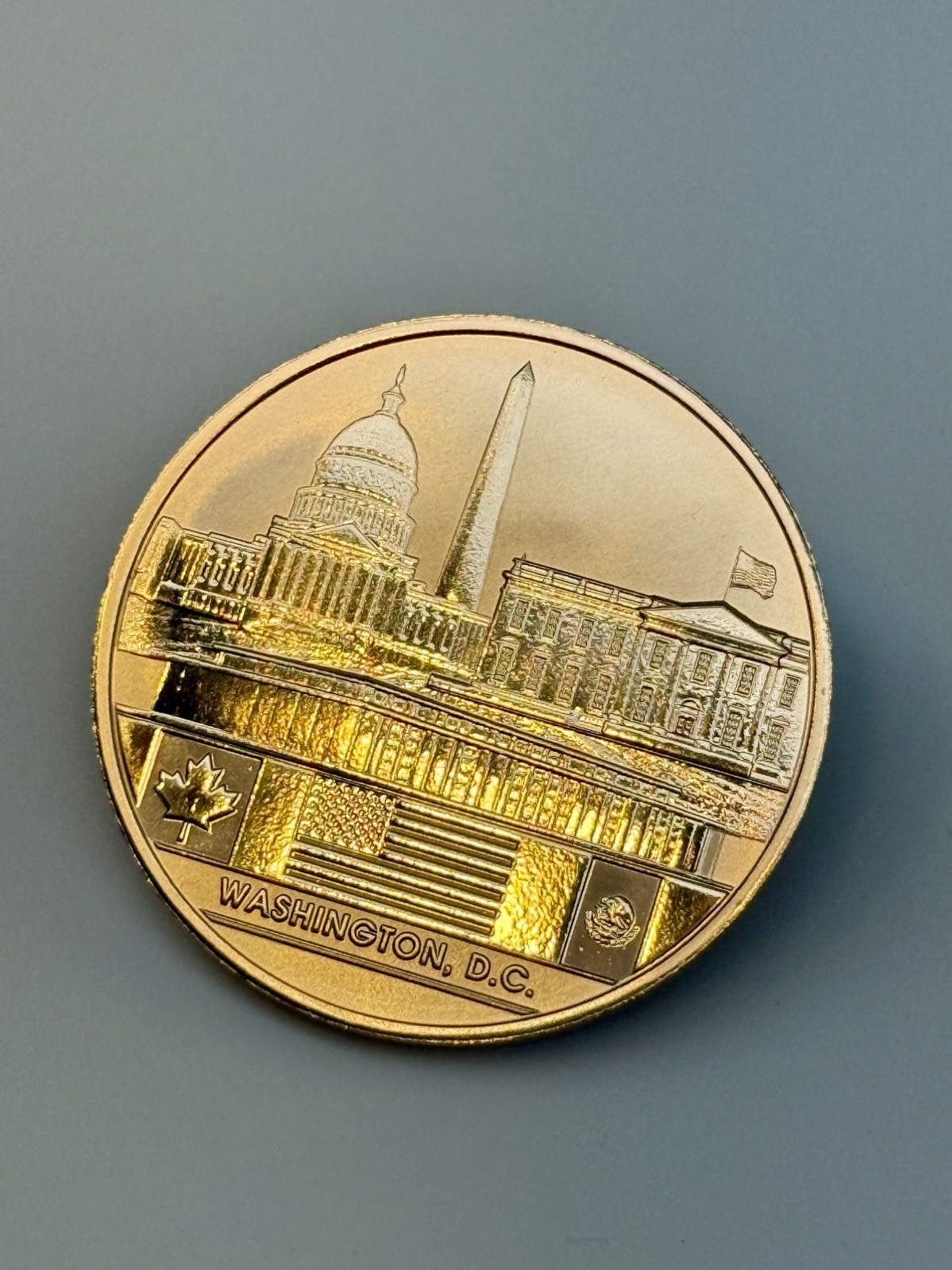FIFA World Cup 2026 Final Draw Coin Washington DC Medal w/ Display Case