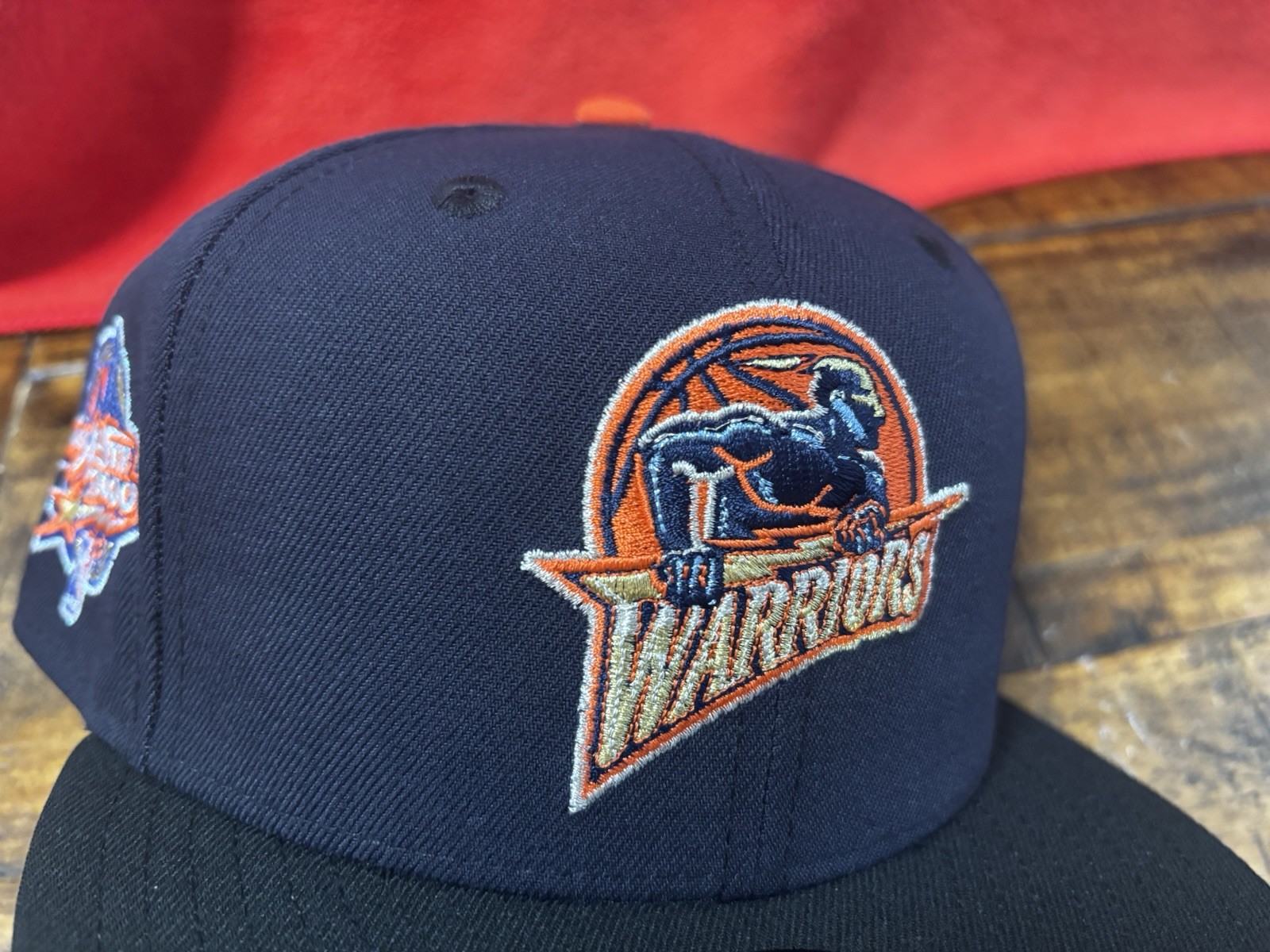 Golden State Warriors 2000 All Star Game Black Navy New Era Fitted 7 3/4 GreenUV