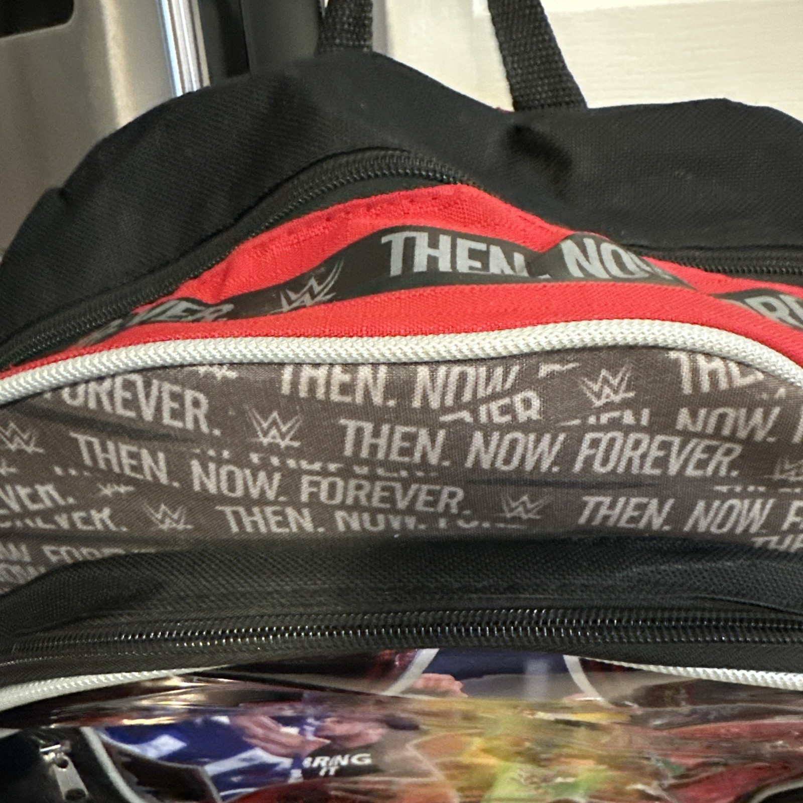 WWE Stars John Cena Dwayne The Rock Johnson ROMAN REIGNS Backpack 16.5″