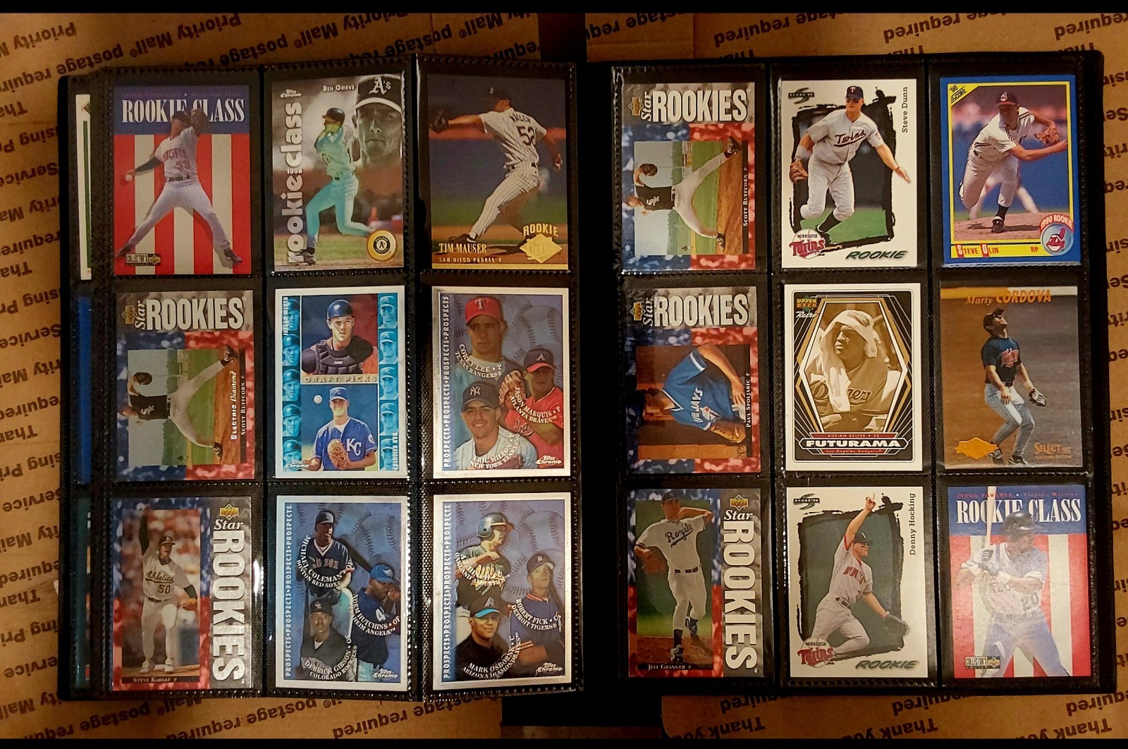 Huge Lot Of Baseball Rookie Cards 360 Total Mint or Near Mint Condition 🤔