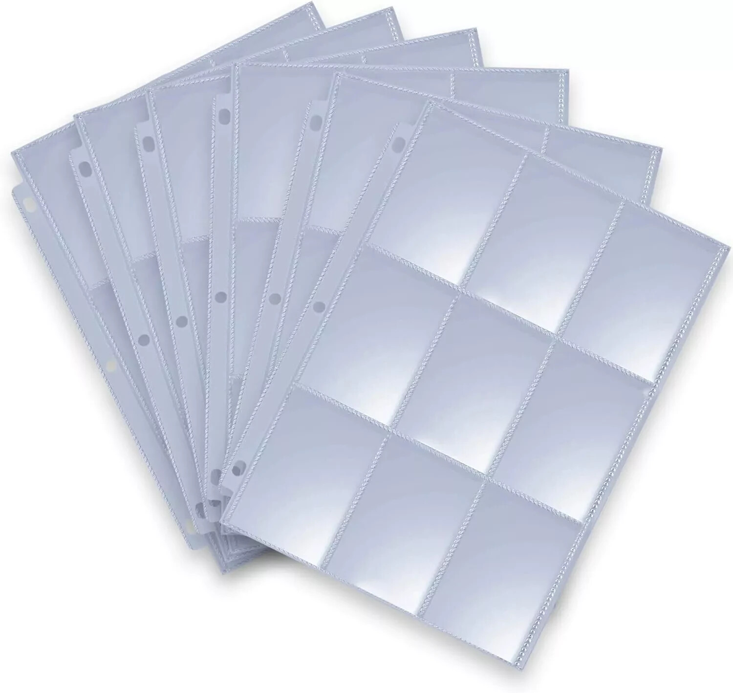 540 Pockets Card Sleeves Binder Sheets Baseball Card Sleeves Pages for 3 Ring…