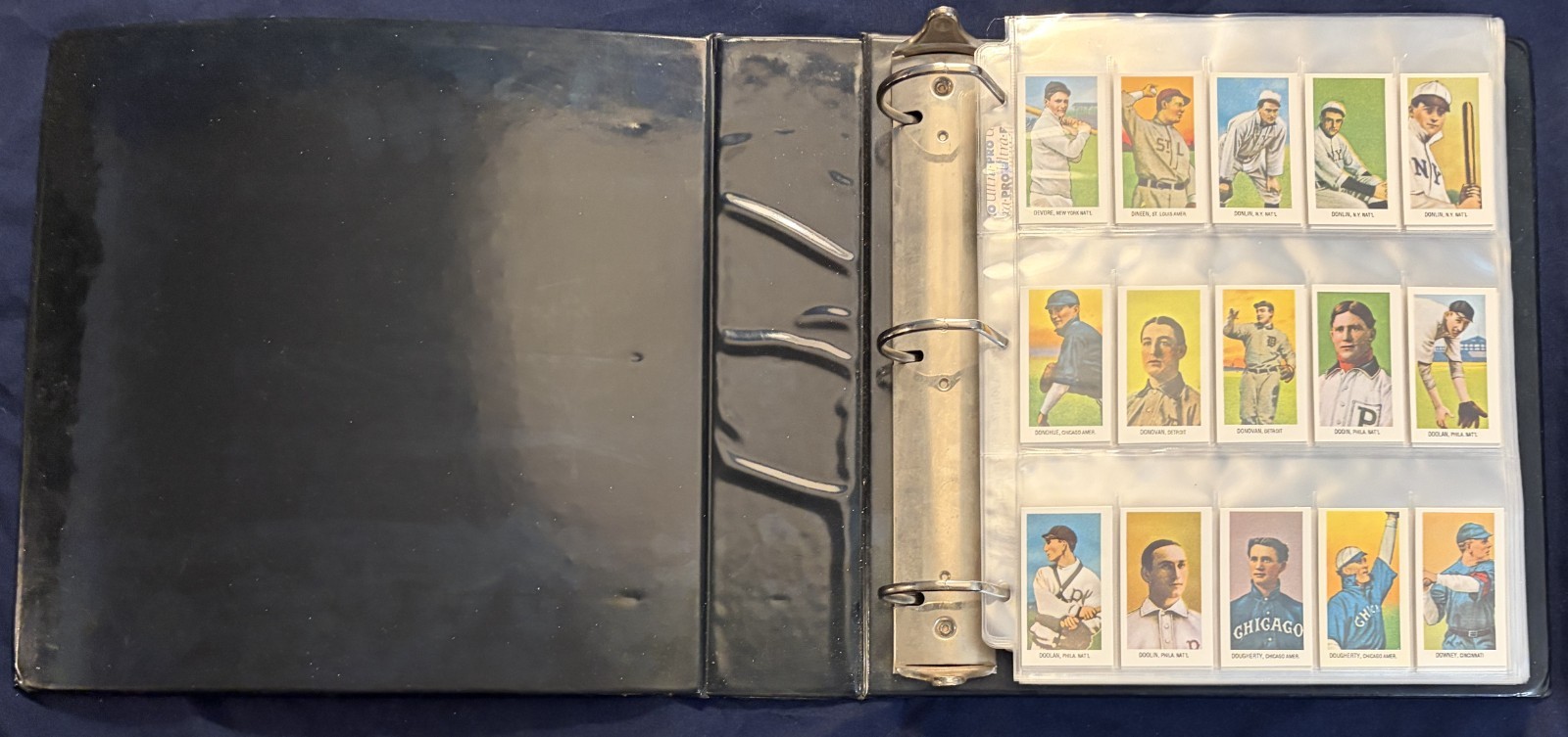 1983 T-206 The Monster Reprint Baseball Mini Card Set in Pages & Binder