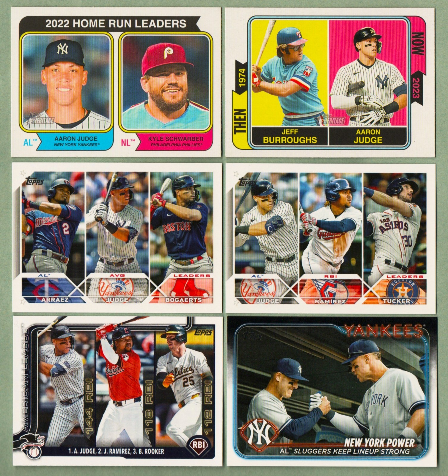 AARON JUDGE 53 Different Baseball Cards 2018 thru 2026