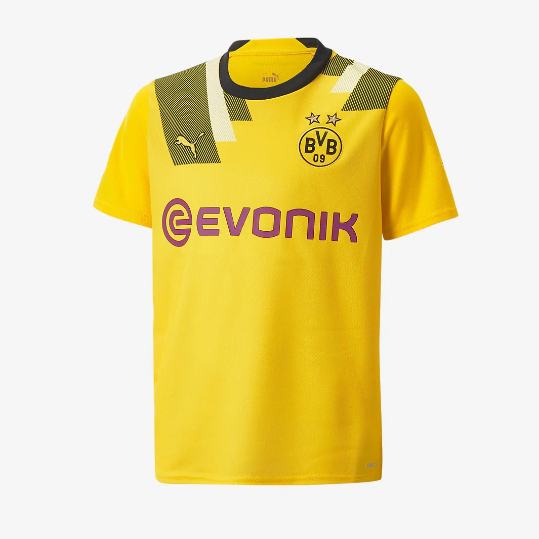 ORIGINAL BVD Borussia Dortmund 22/23 Home Jersey by PUMA – DRYCELL, M – L