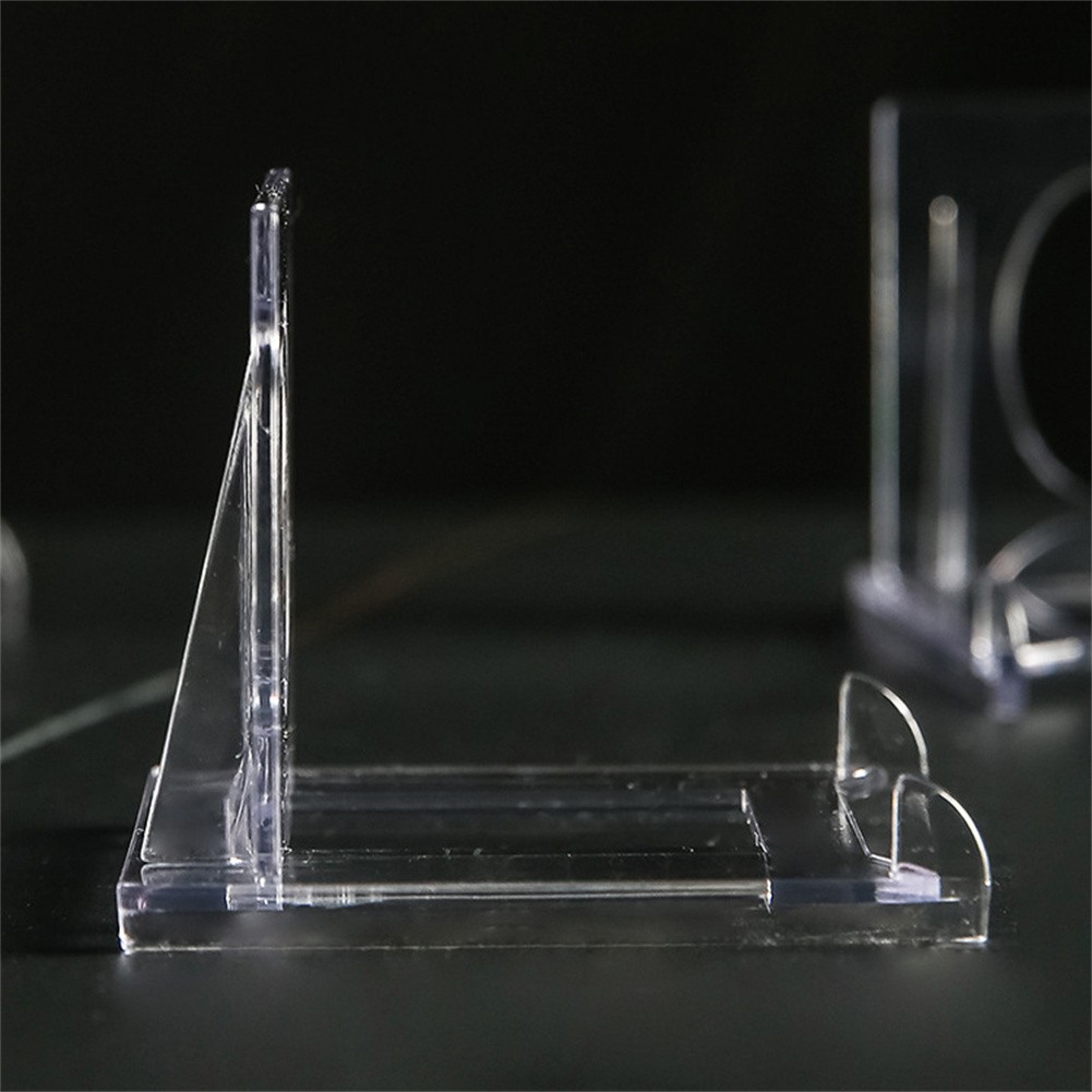 1-100 pcs Clear Acrylic Trading Card Stands Sports Cards Display Holder