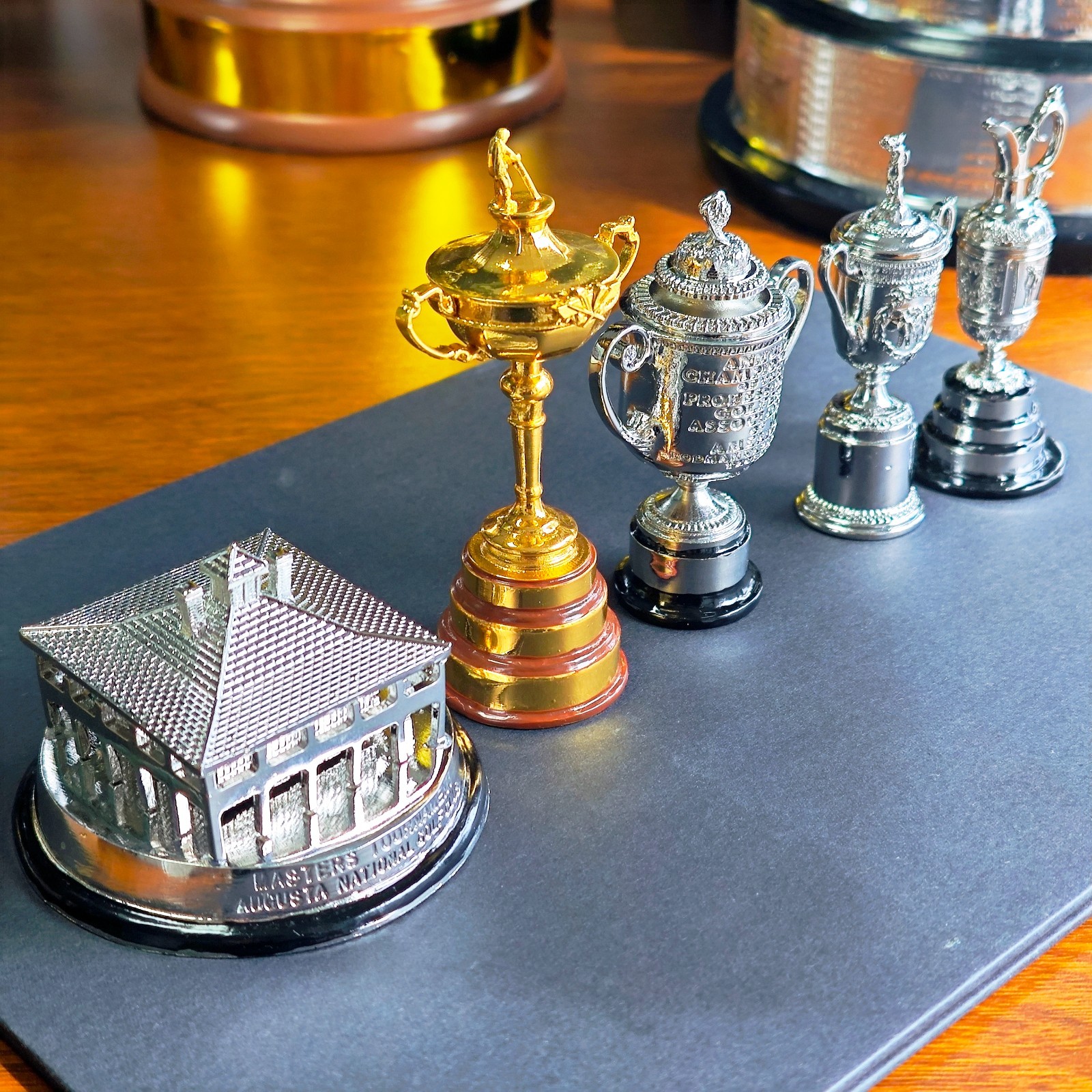 Golf Grand Slam Championship Metal Replica 5 Trophy Without Display Case