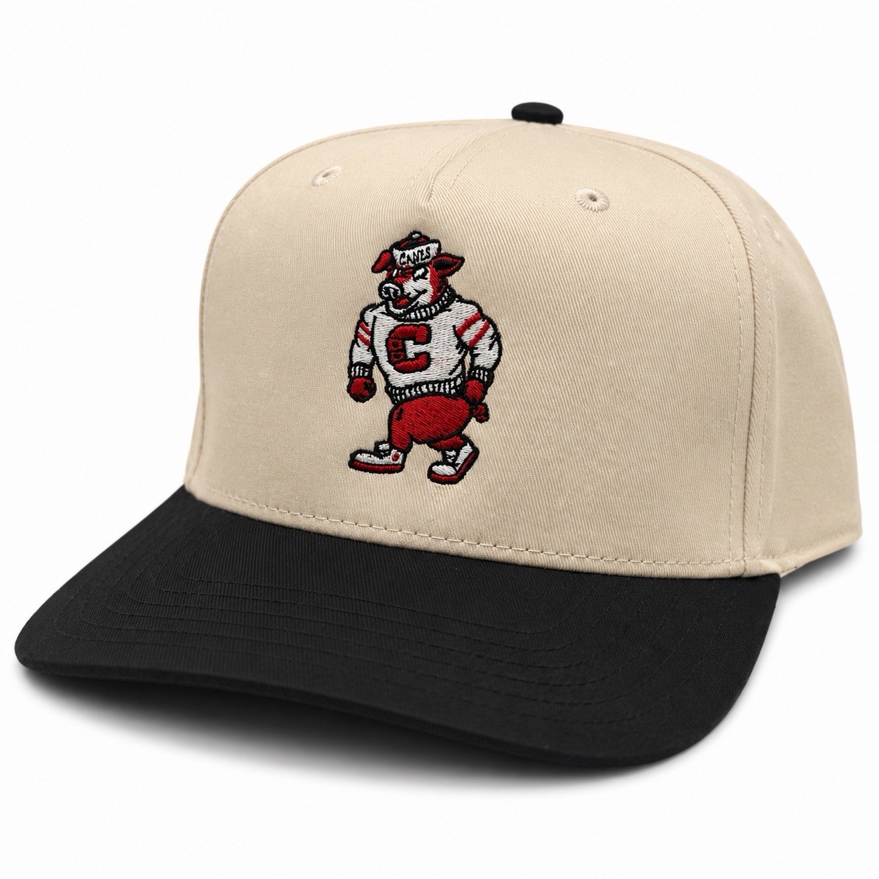 Carolina Hurricanes “Strutting Stormy” Otto Natural/Black Hat NHL Canes
