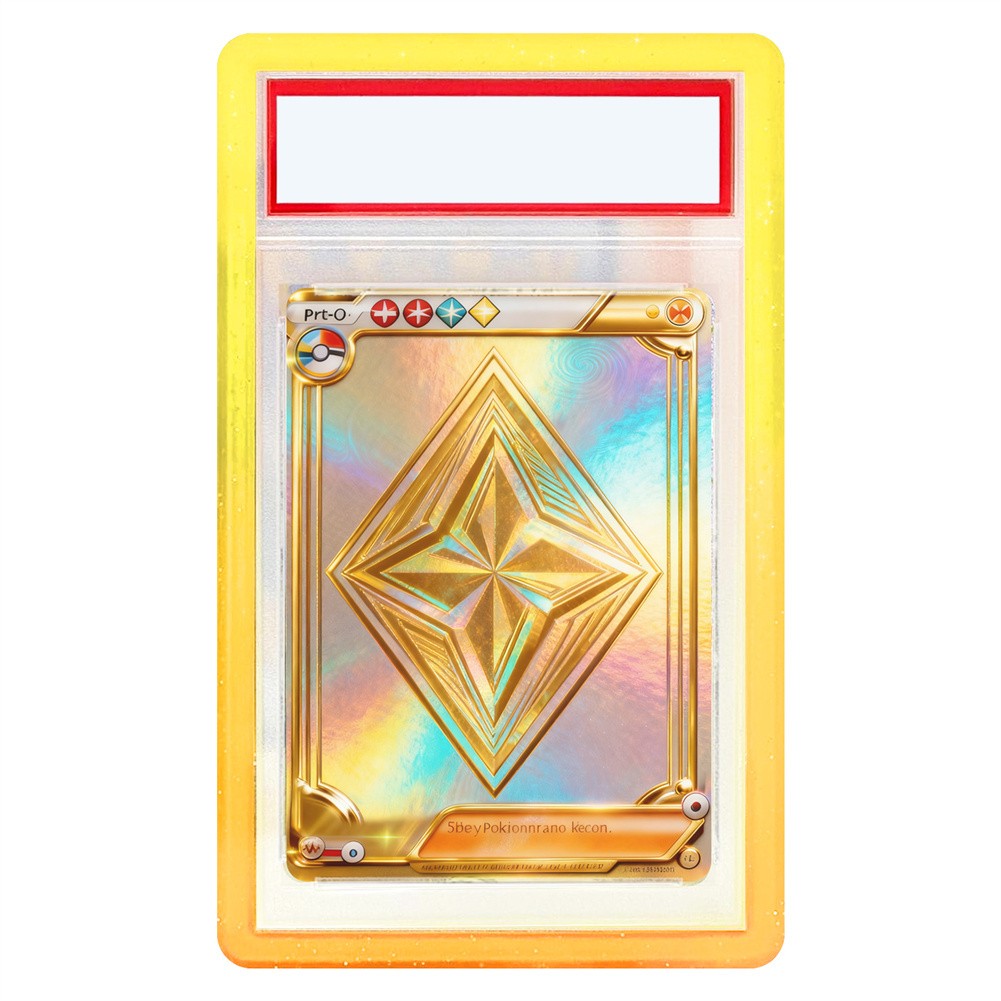 5Pcs Gradient Slab Bumper Guard Protector Skin TPU Stackable For PSA Graded Card