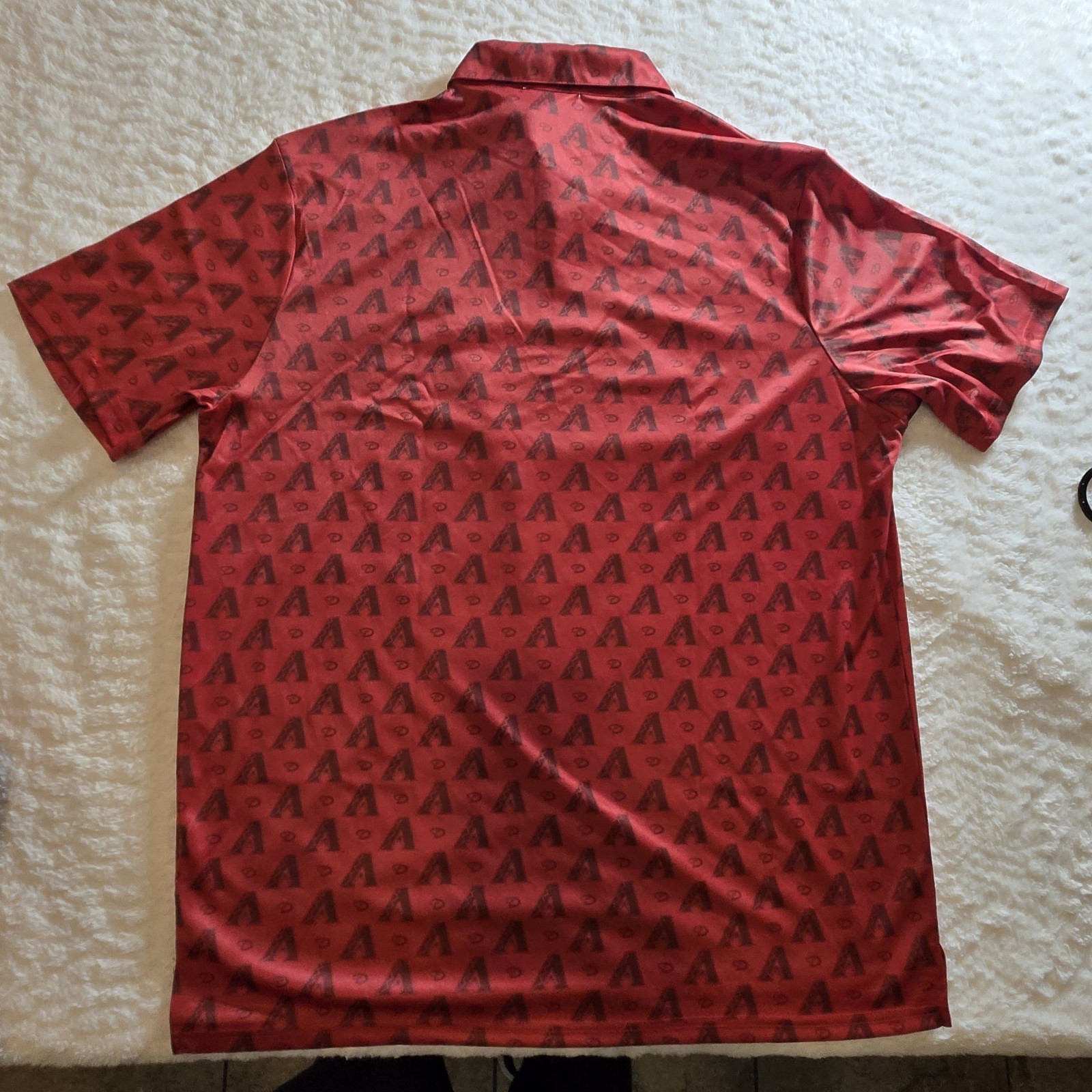 Arizona Diamondbacks Polo Shirt Budweiser Mens XL Red MLB Baseball MS1