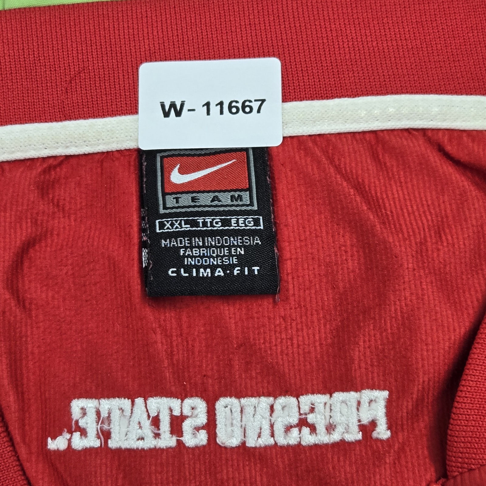 Fresno State Bulldogs Men Jacket XXL Red Embroidered Nike Logo Quarter Zip