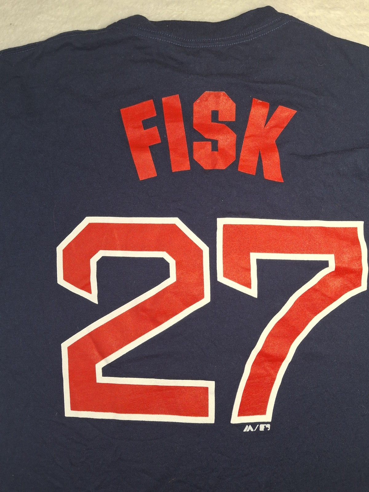 Majestic Carlton Fisk 27 Boston Red Sox T-Shirt Men’s Medium MLB Fan Apparel