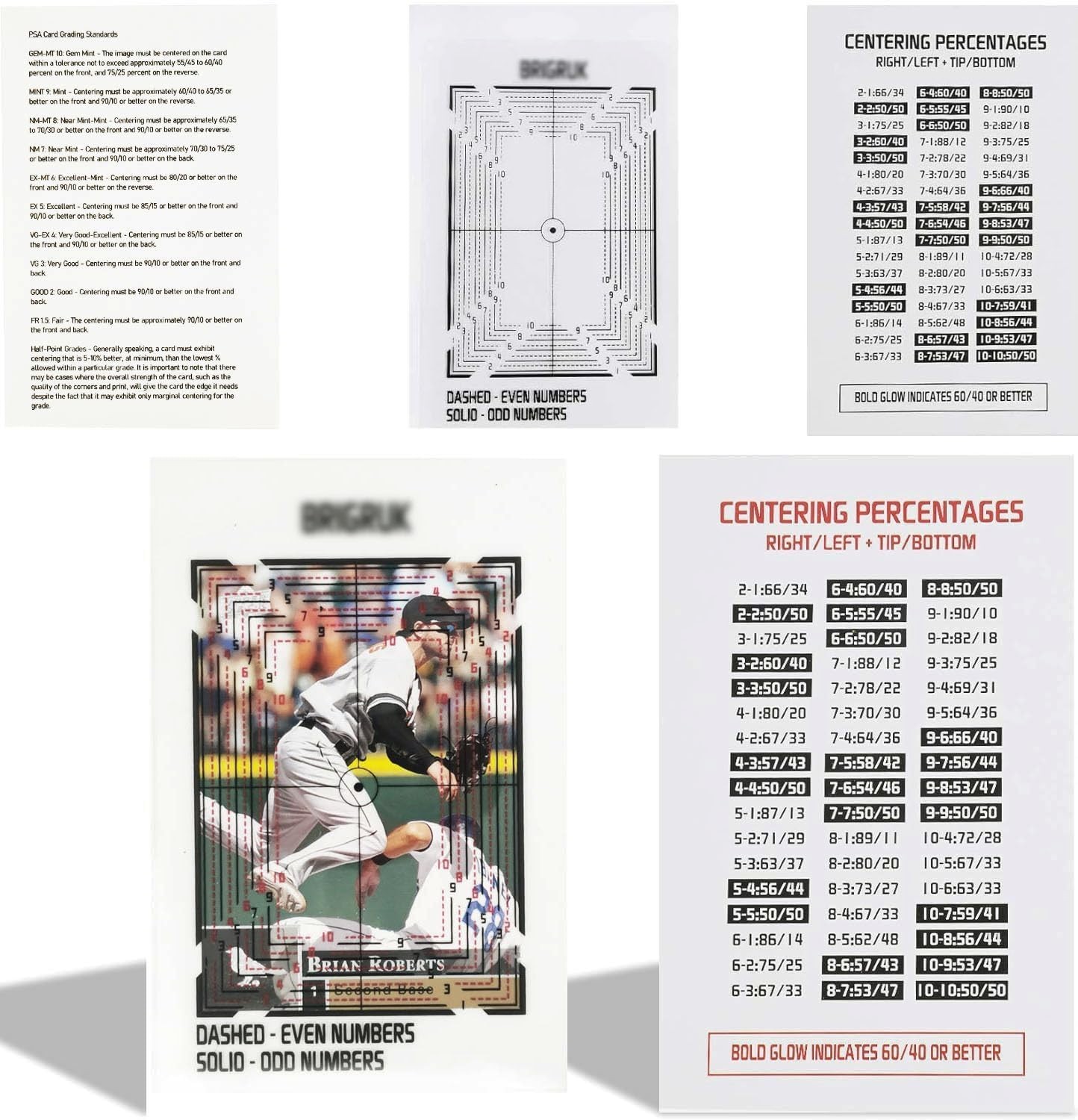 Card Centering Grading Tool Kit – Precision for Sports Card Collectors