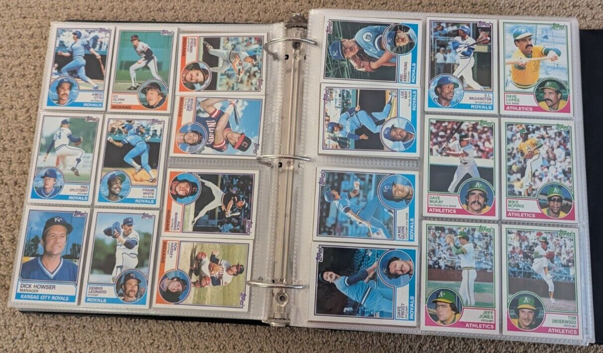 1 album of 1060 baseball cards all in super great condition
