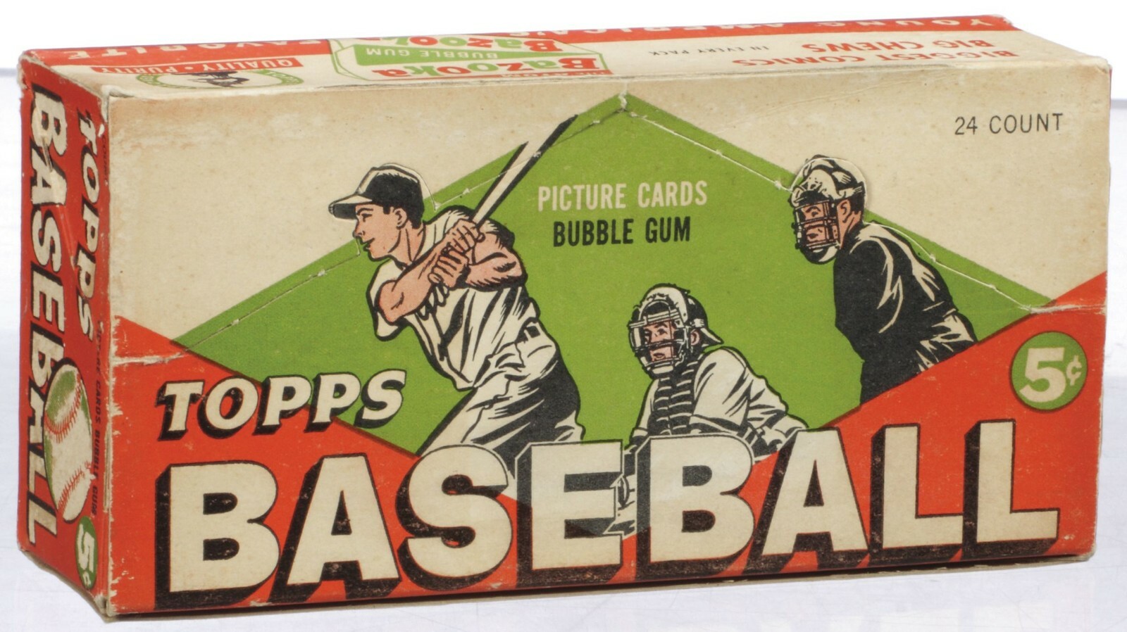 1952 Unopened Card Chase Box-21 Pack, + Auto + 2 Cards From The 1950/60’s