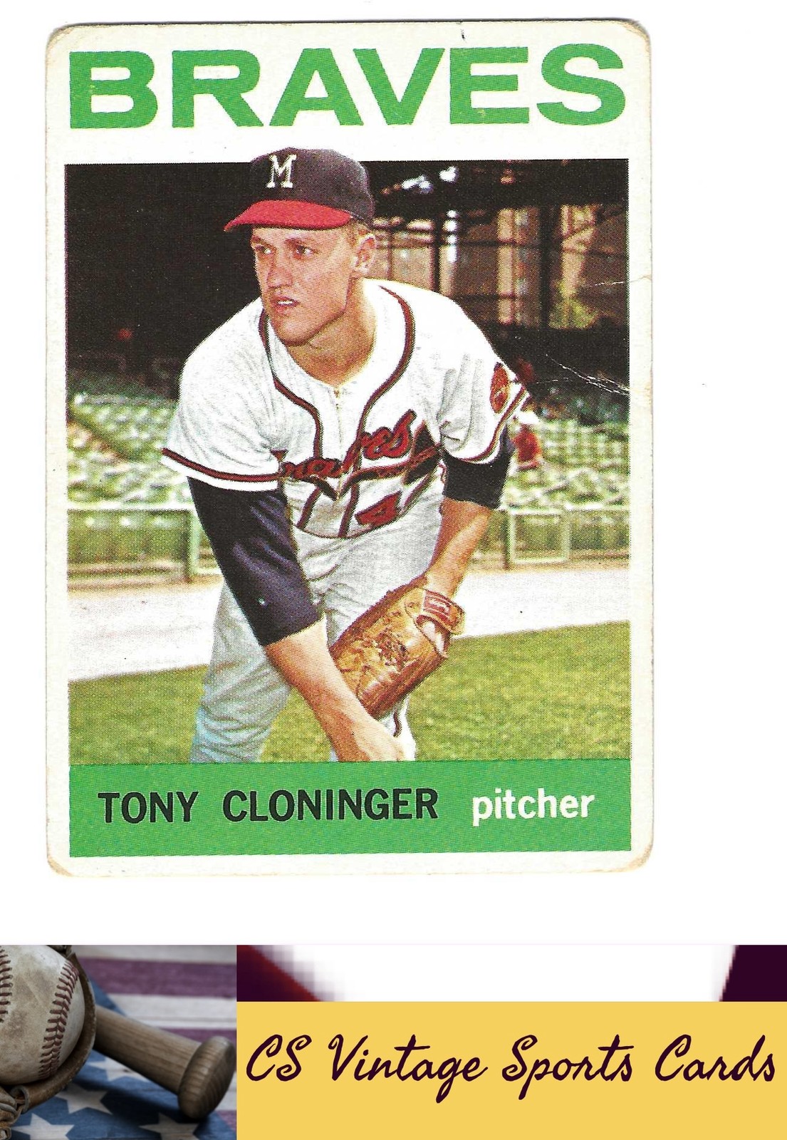 1964 Topps #575 Tony Cloninger