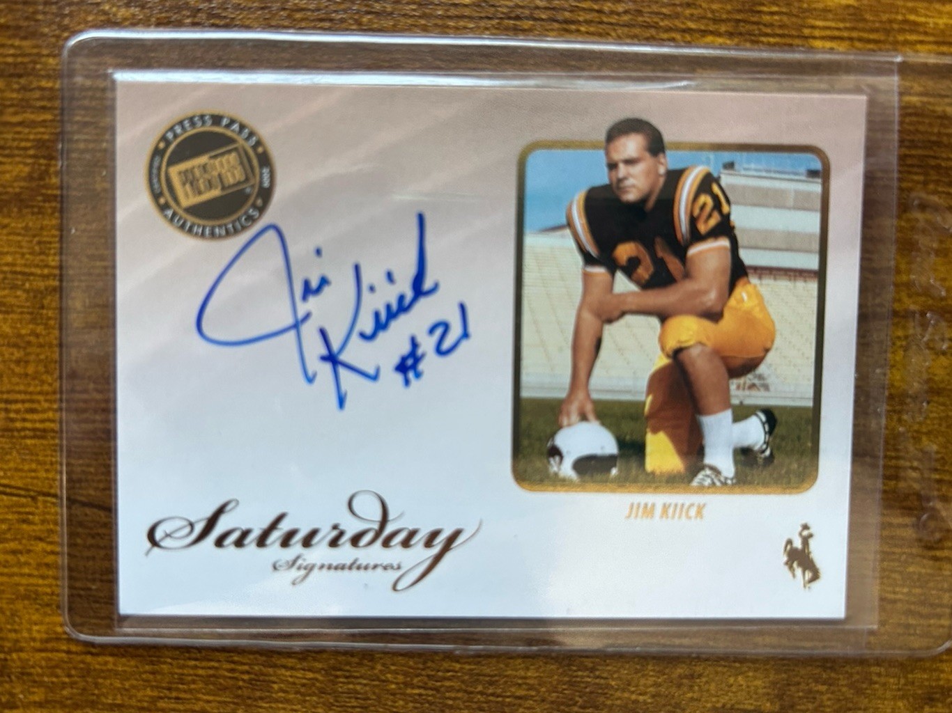 2009 Press Pass Legends – Saturday Signatures Jim Kiick #SS-JK (AU)