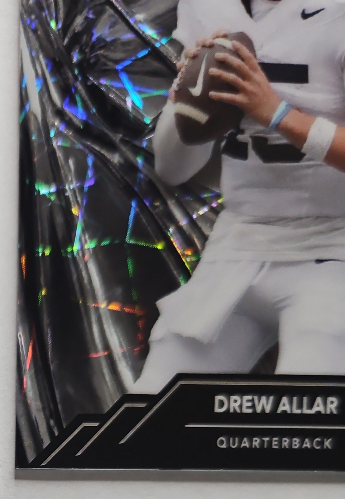 2025 WILD CARD LAZER HOLO PENN STATE DREW ALLAR 1/3 ROOKIE PITTSBURGH STEELERS ⭐
