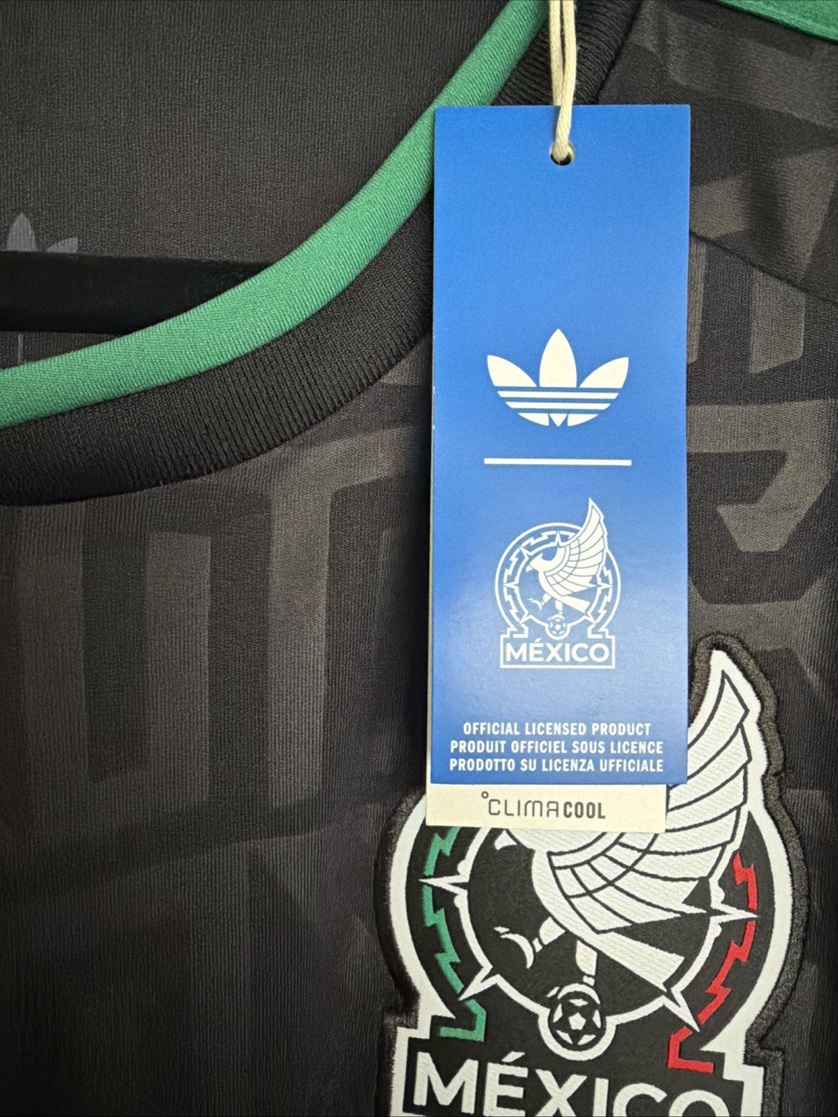 Gilberto Mora #19 Mens LARGE Adidas Mexico Third FAN Jersey World Cup Vs Korea