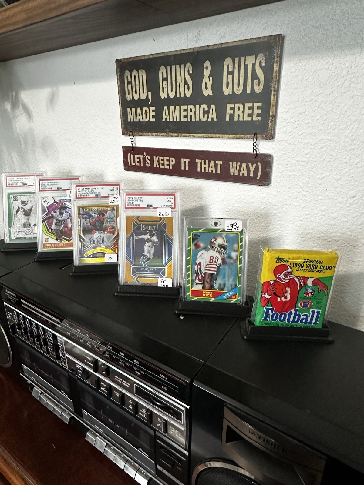 PSA Sport Card Stand Display Holder