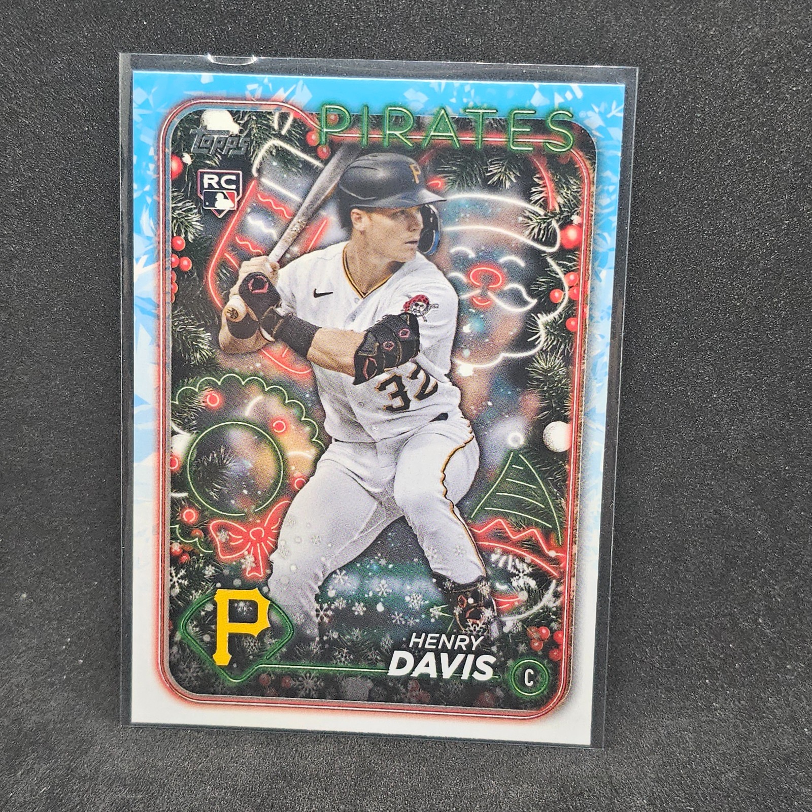2024 Topps Holiday – Henry Davis #H187 (RC)