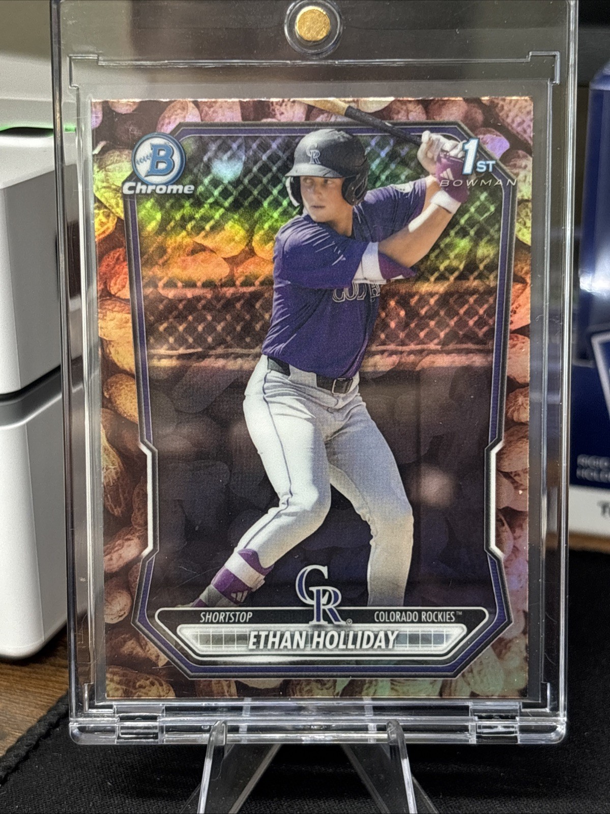2026 Ethan Holliday Bowman 1st Bowman BCP-1 Peanuts Snack Pack SSP! Rockies 📈🔥