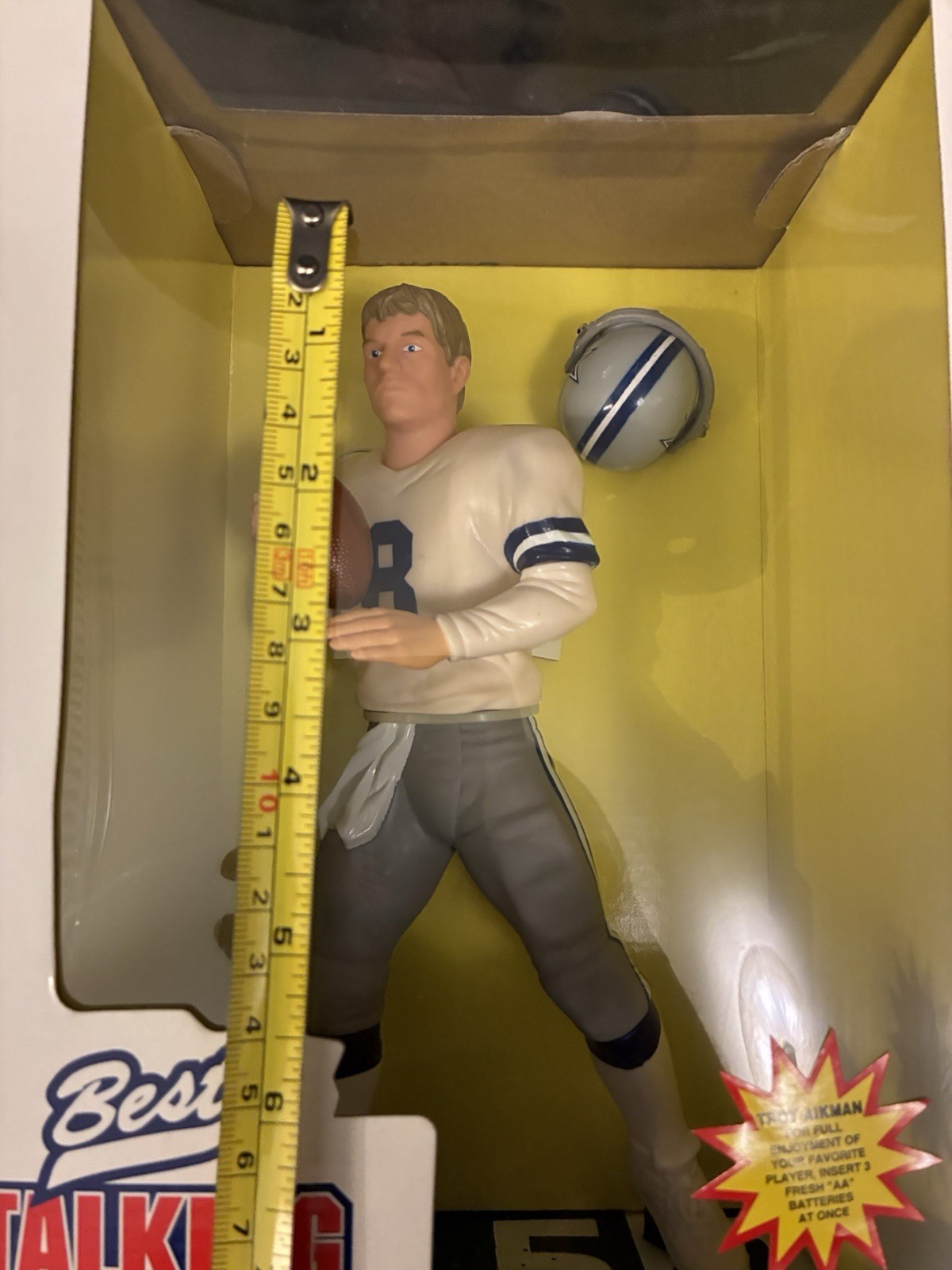 Best Talking Series Troy Aikman Dallas Cowboys 1996 Action Figure