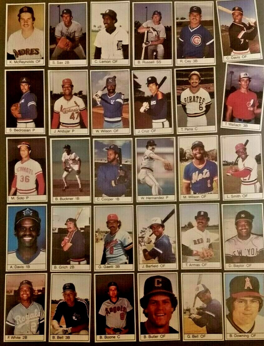 1985 MLB All-Star Game Program Inserts *Pick Your Player* 10+ Items Ship FREE!